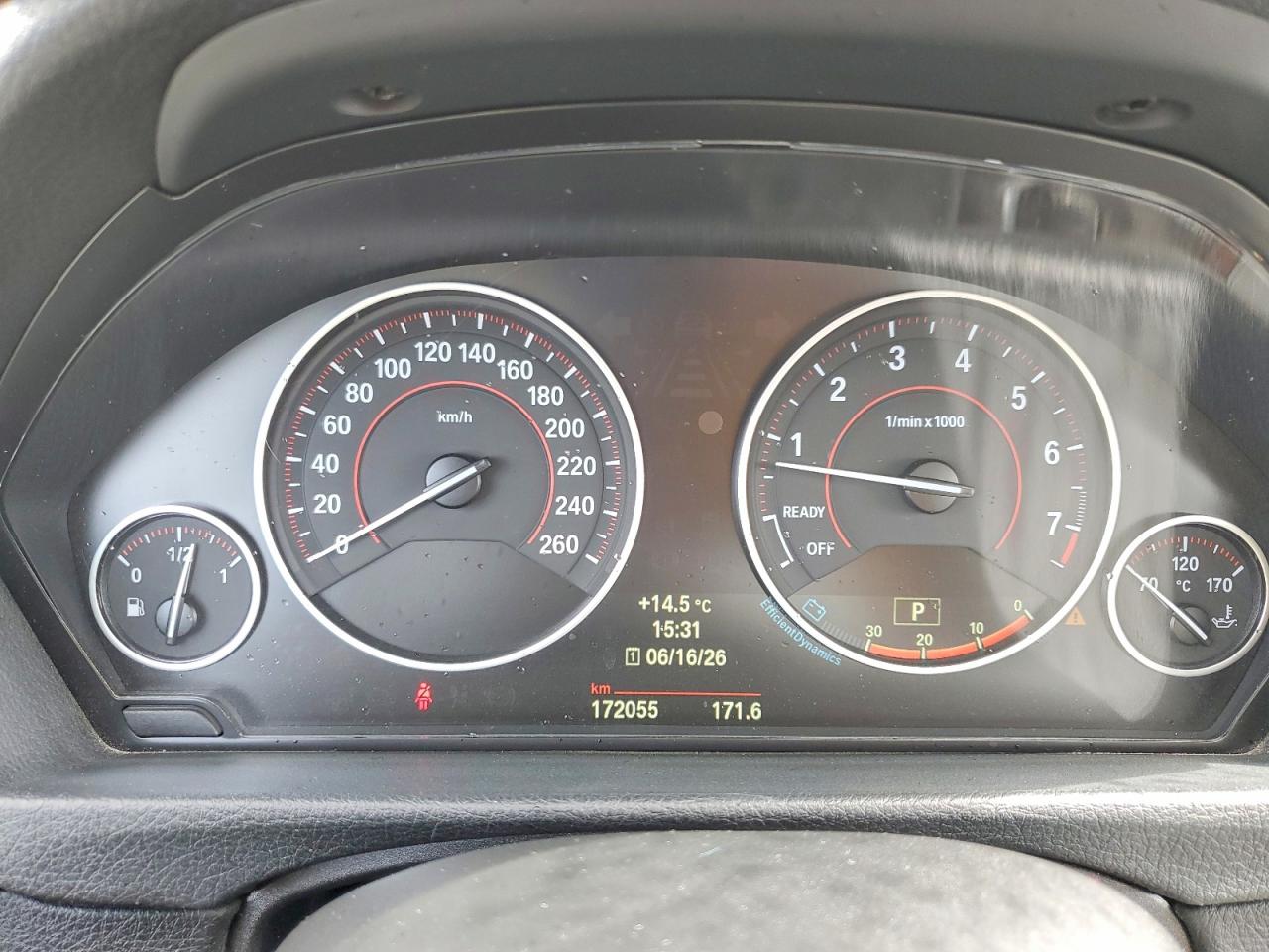 2014 Bmw 320 I Xdrive Серый vin: WBA3C3C56EF984088