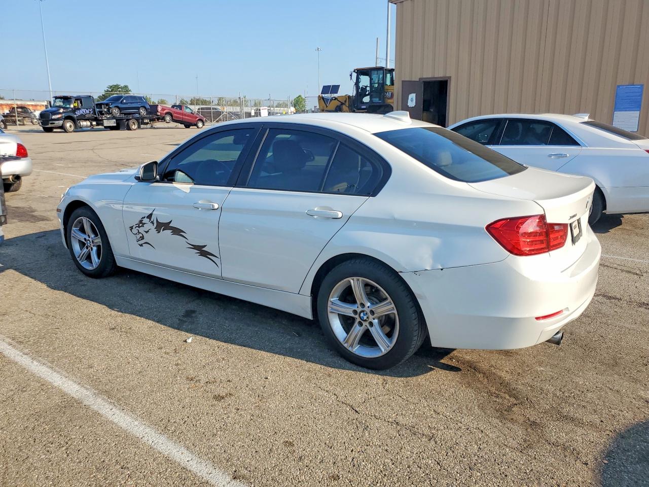2014 Bmw 320 I Xdrive White vin: WBA3C3C57EF984794