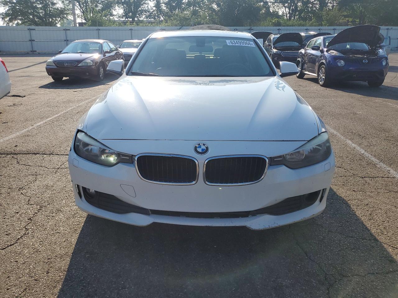 2014 Bmw 320 I Xdrive White vin: WBA3C3C57EF984794