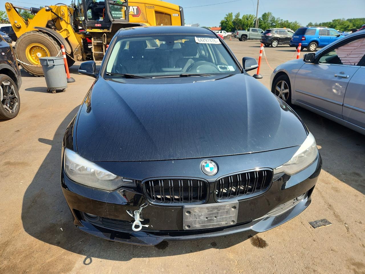 2014 Bmw 320 I Xdrive Black vin: WBA3C3C57EF985167