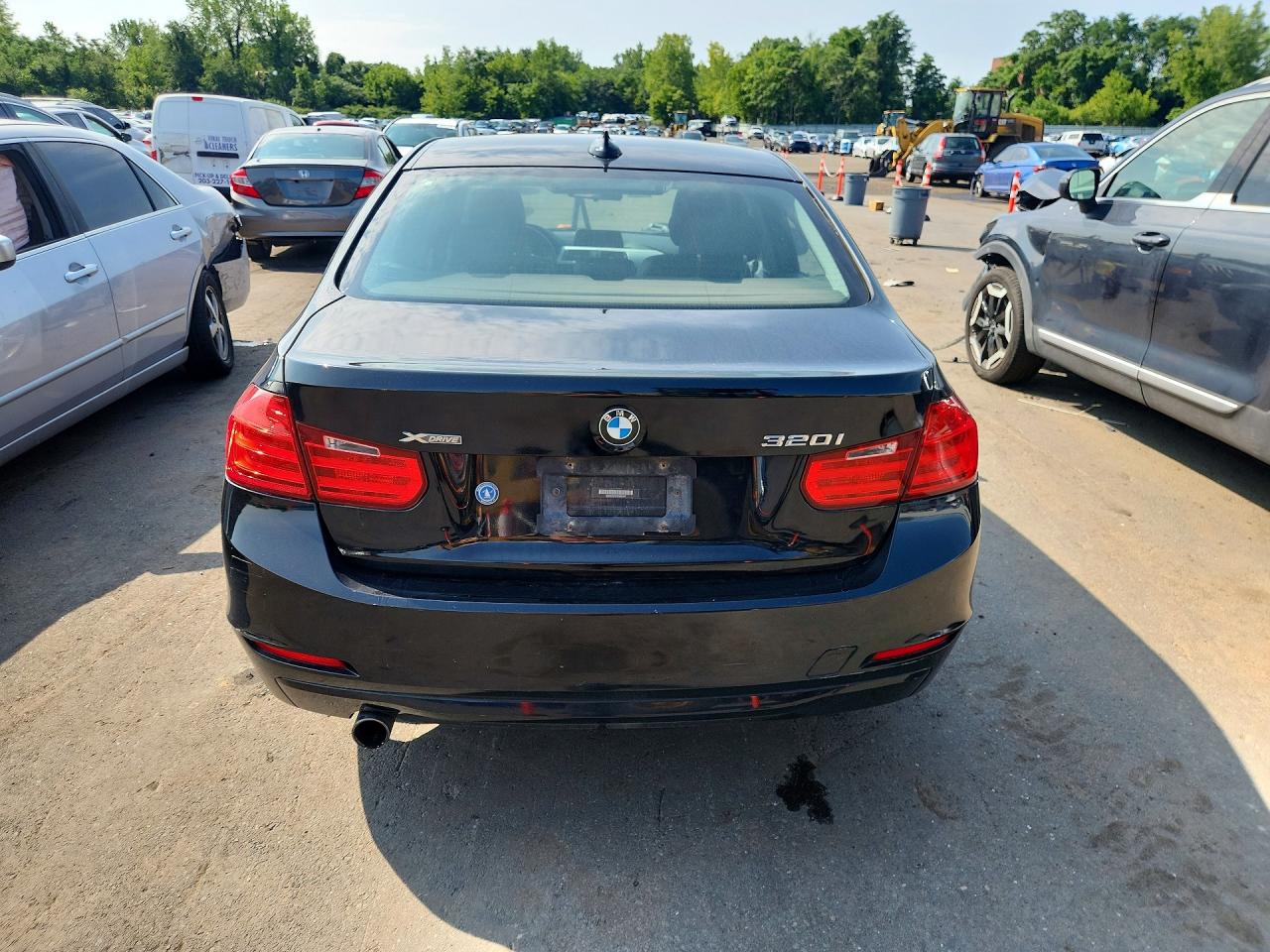2014 Bmw 320 I Xdrive Black vin: WBA3C3C57EF985167