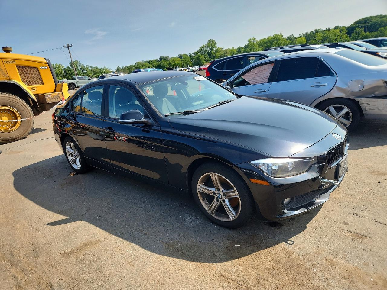 2014 Bmw 320 I Xdrive Black vin: WBA3C3C57EF985167