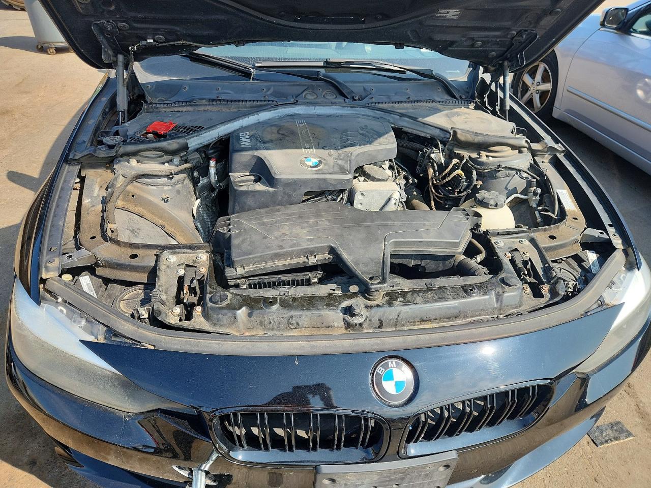 2014 Bmw 320 I Xdrive Black vin: WBA3C3C57EF985167