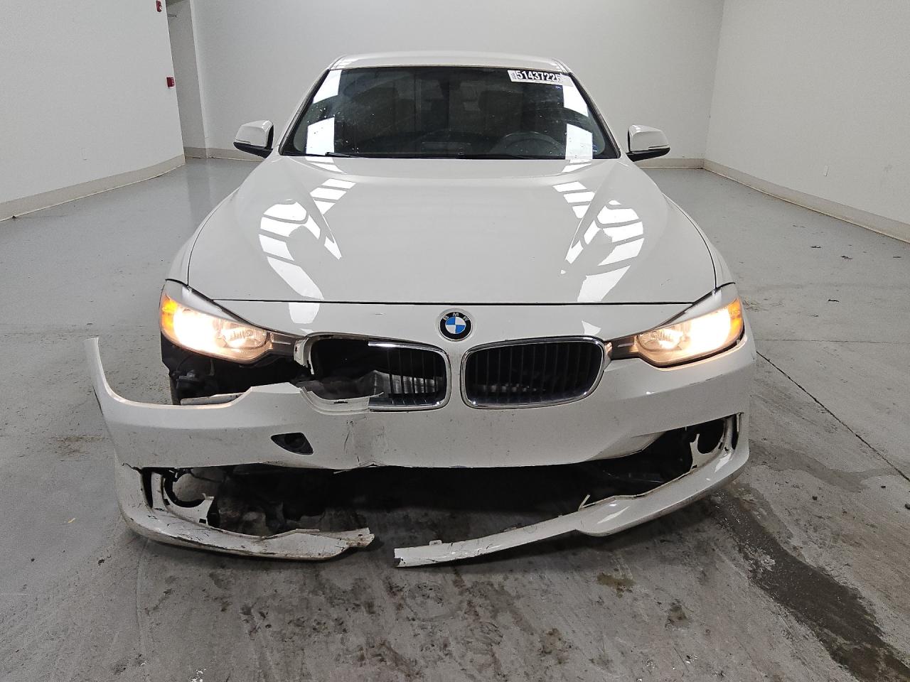2015 Bmw 320 I Xdrive White vin: WBA3C3C57FK202468 Damage: Front Bumper/Cover, Broken, Replacement Required