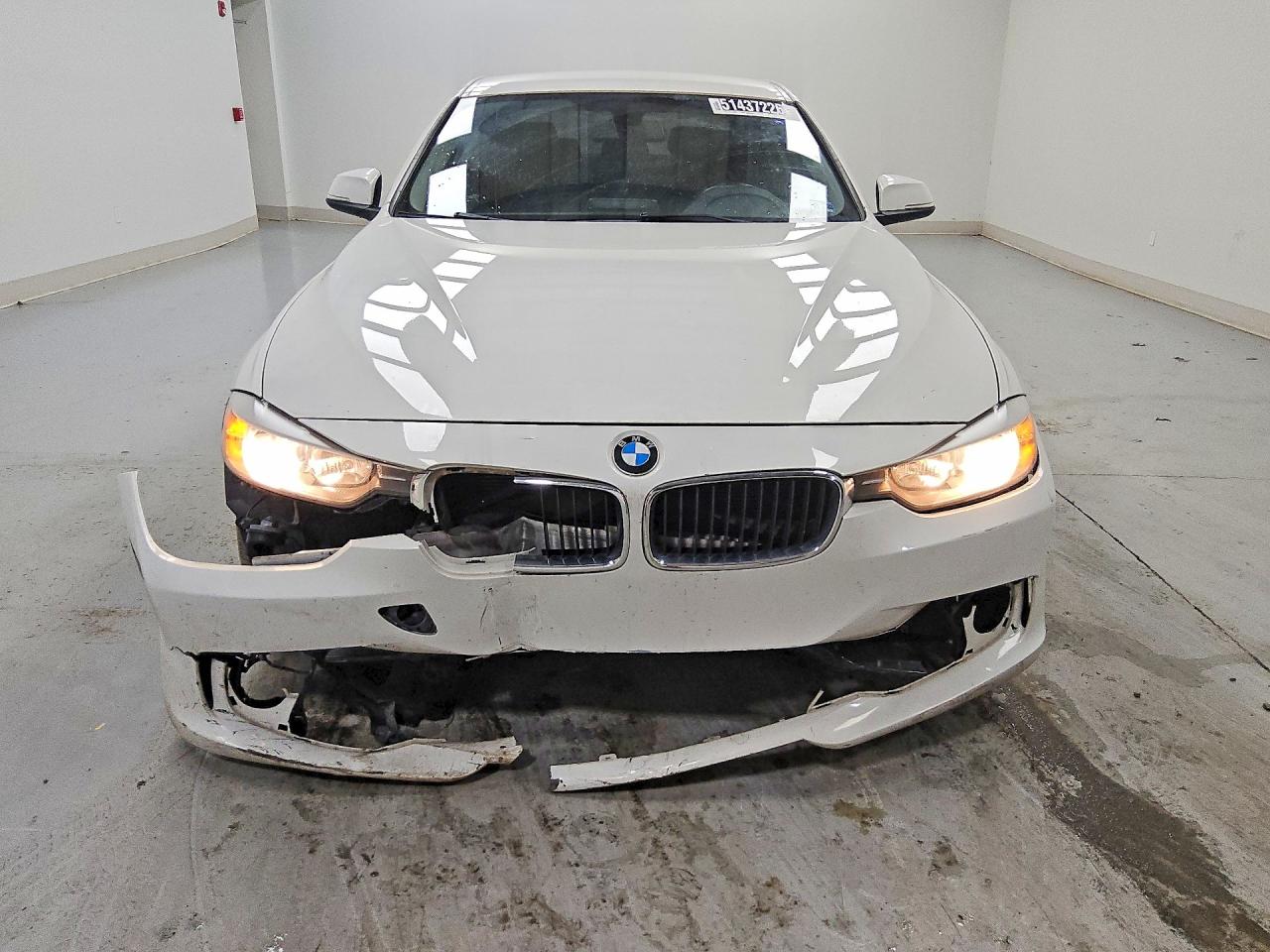 2015 Bmw 320 I Xdrive White vin: WBA3C3C57FK202468