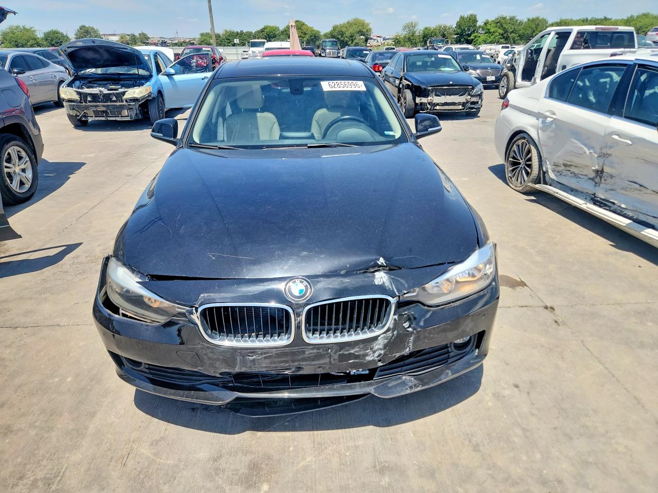 2015 Bmw 320 I Xdrive Black vin: WBA3C3C57FP663723