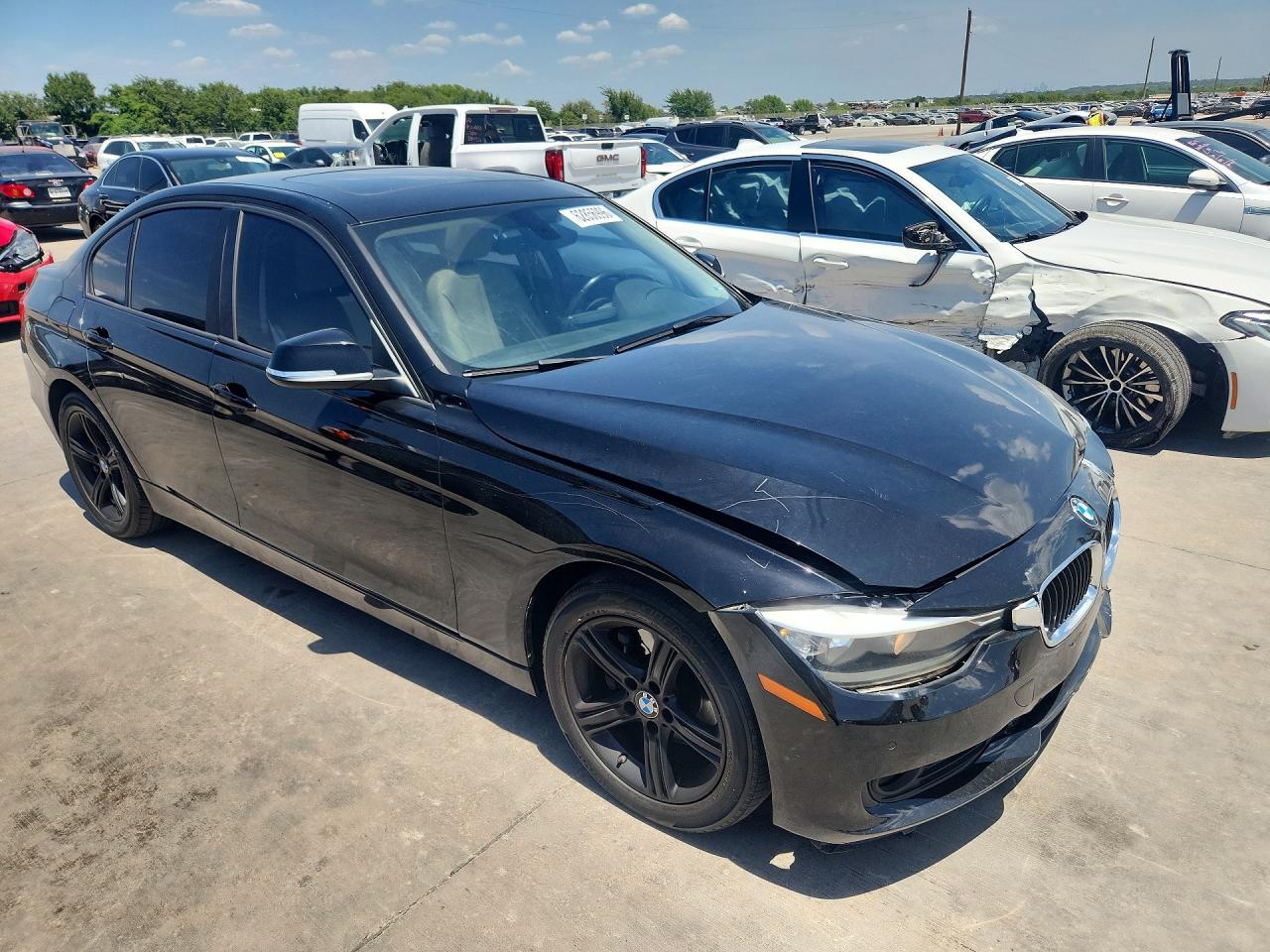 2015 Bmw 320 I Xdrive Black vin: WBA3C3C57FP663723