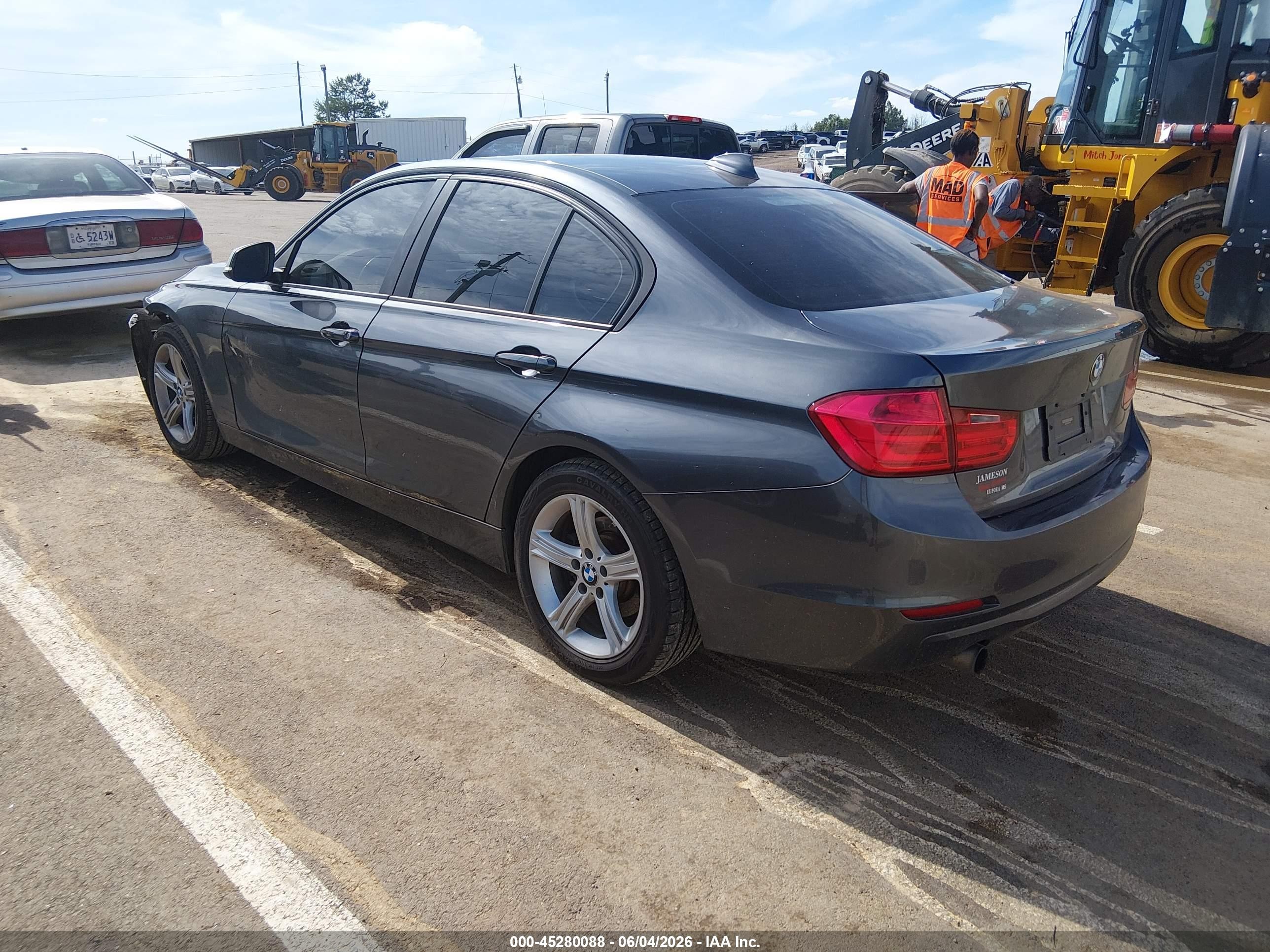 2015 Bmw 320i Xdrive Gray vin: WBA3C3C57FP663754