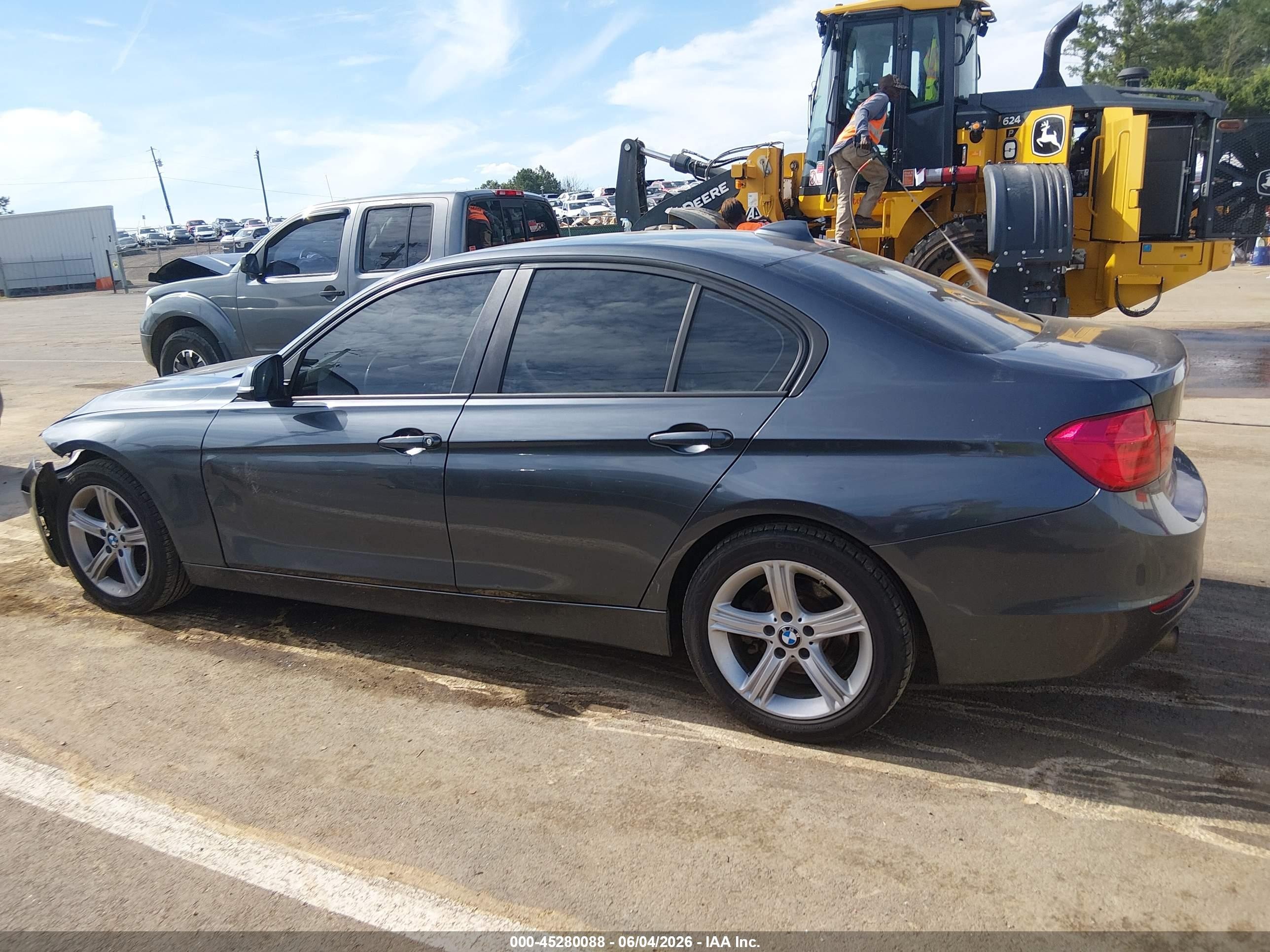 2015 Bmw 320i Xdrive Gray vin: WBA3C3C57FP663754