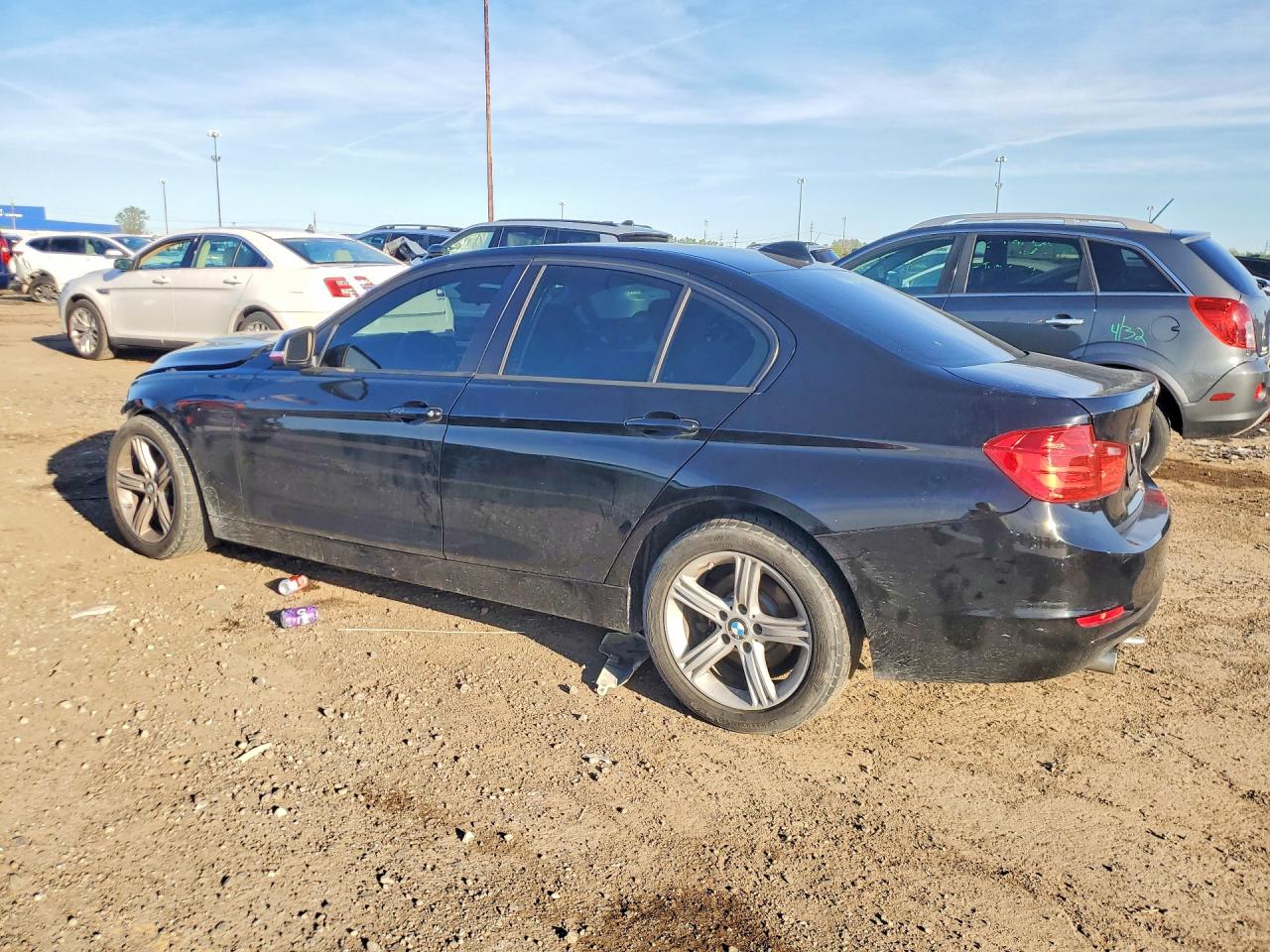 2015 Bmw 320 I Xdrive Black vin: WBA3C3C57FP663897