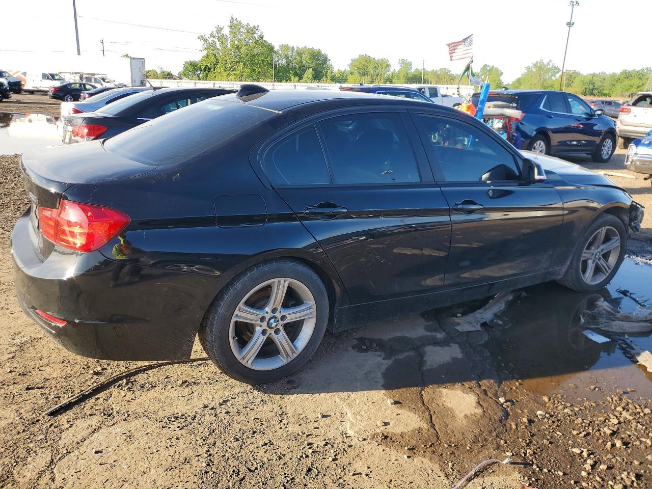 2015 Bmw 320 I Xdrive Black vin: WBA3C3C57FP663897