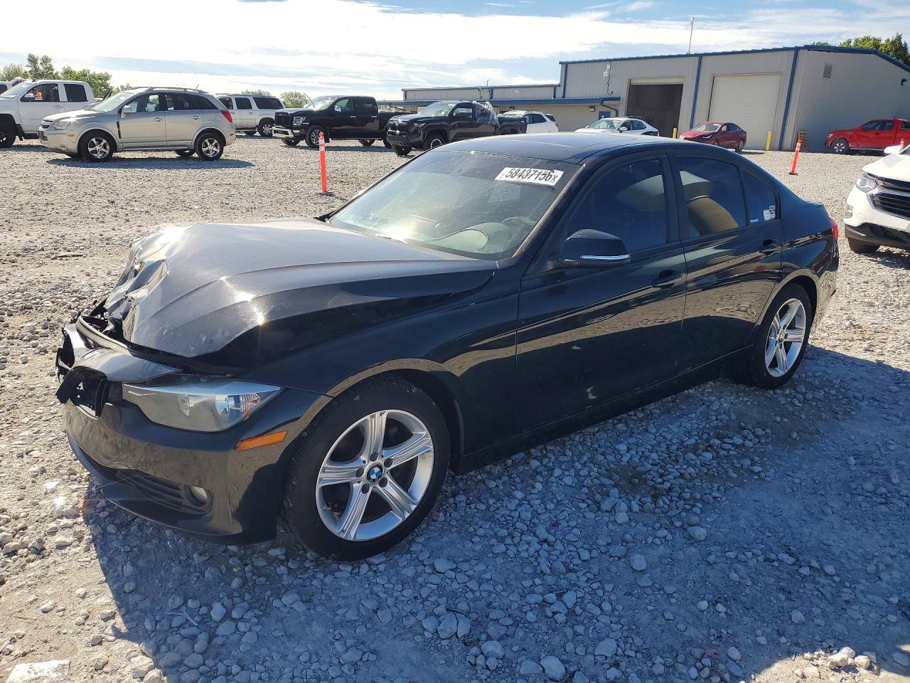 2014 Bmw 320 I Xdrive Black vin: WBA3C3C58EF984013