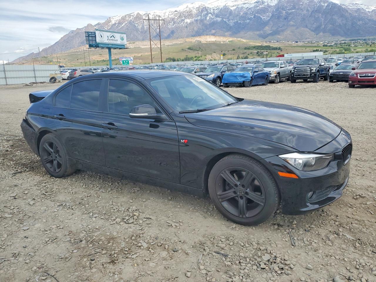 2014 Bmw 320 I Xdrive Black vin: WBA3C3C58EPV90912