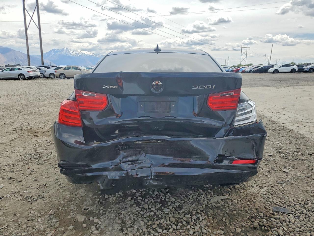 2014 Bmw 320 I Xdrive Black vin: WBA3C3C58EPV90912