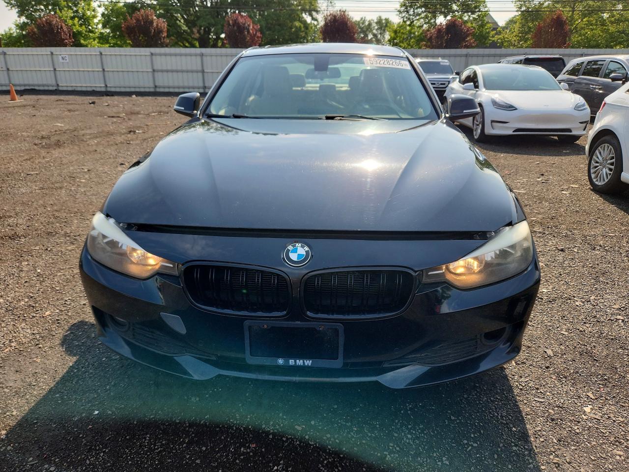 2015 Bmw 320 I Xdrive Black vin: WBA3C3C58FK200535
