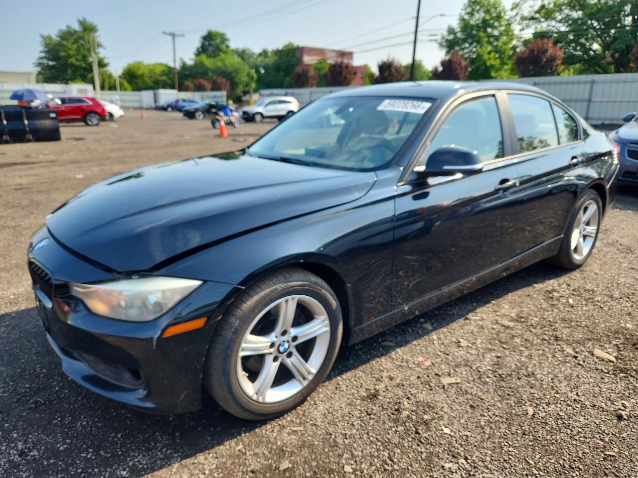 2015 Bmw 320 I Xdrive Black vin: WBA3C3C58FK200535