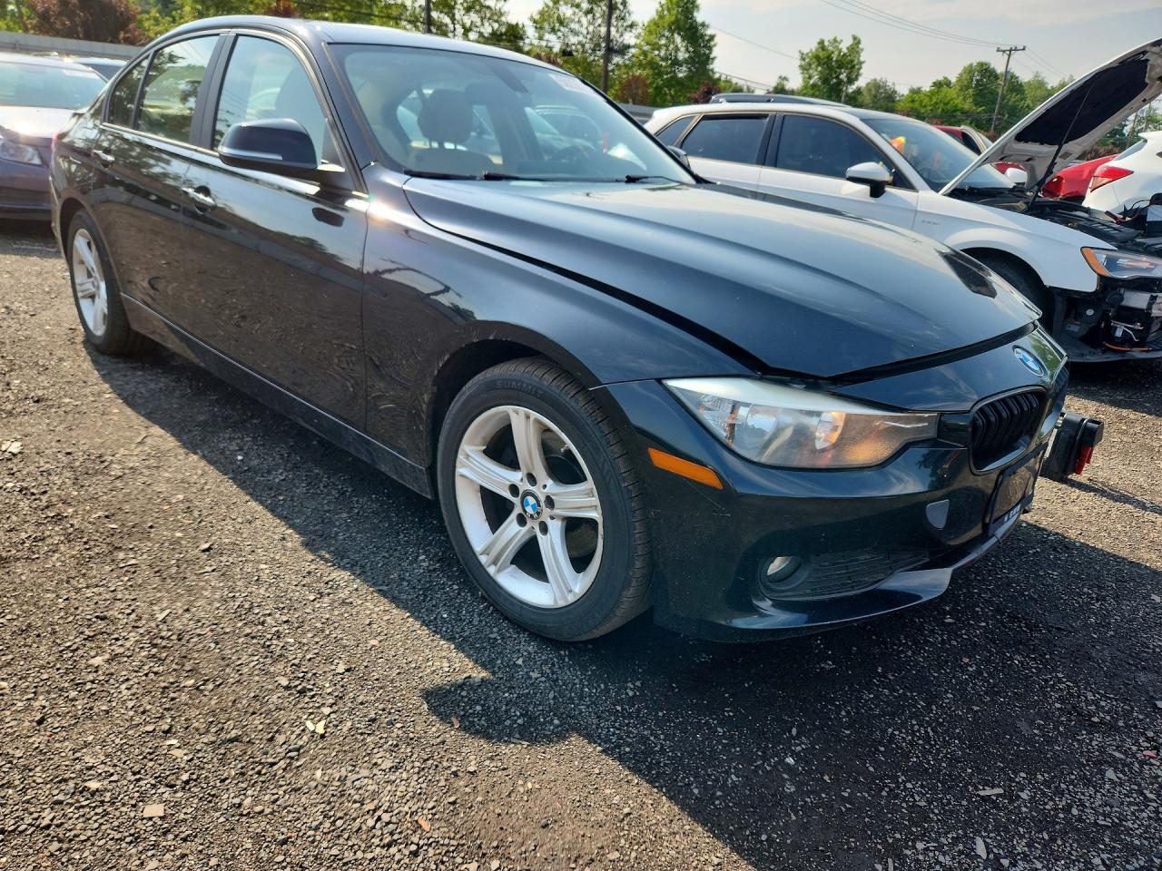 2015 Bmw 320 I Xdrive Black vin: WBA3C3C58FK200535