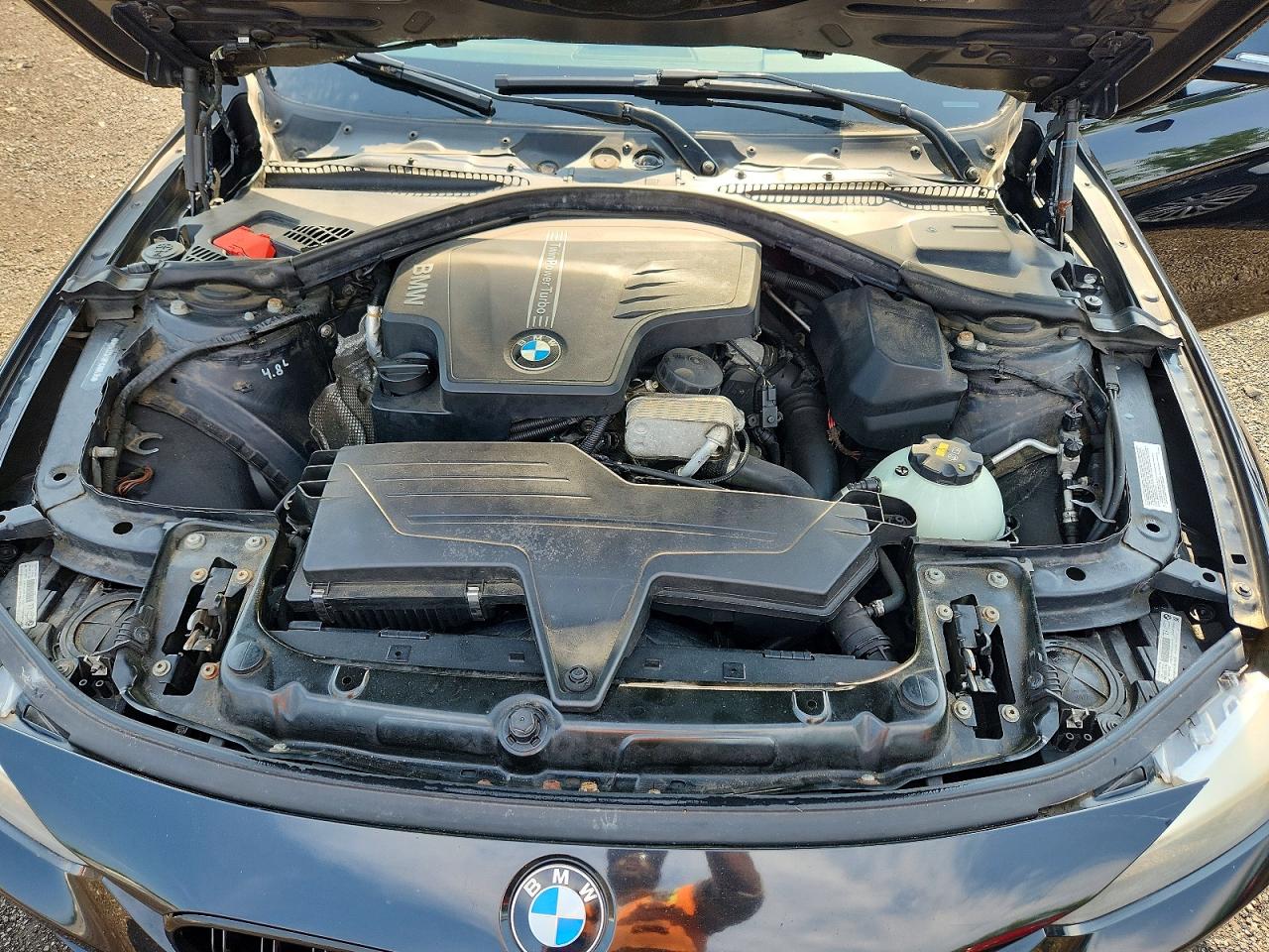 2015 Bmw 320 I Xdrive Black vin: WBA3C3C58FK200535