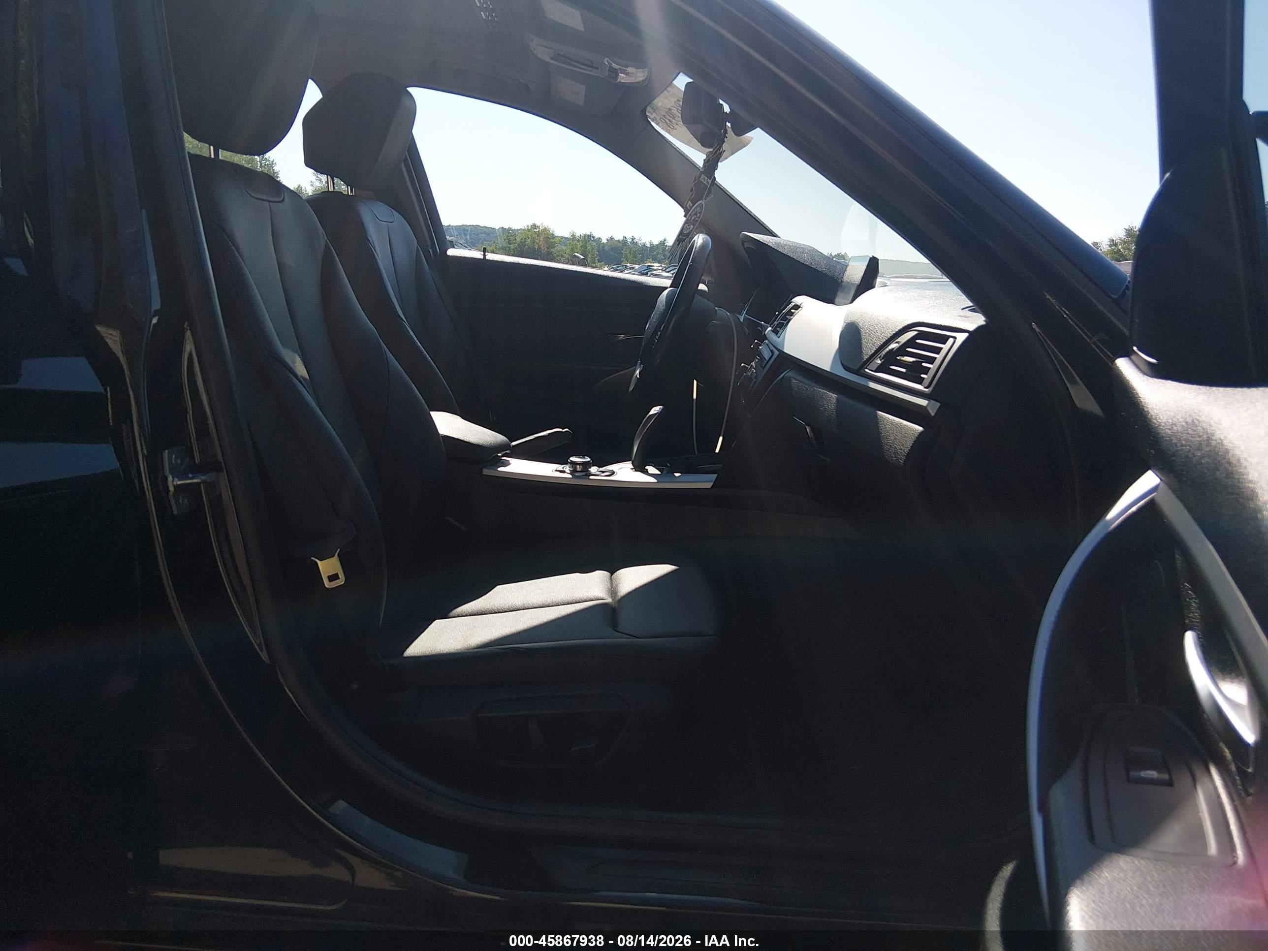 2013 Bmw 320i Xdrive Black vin: WBA3C3C59DF146524