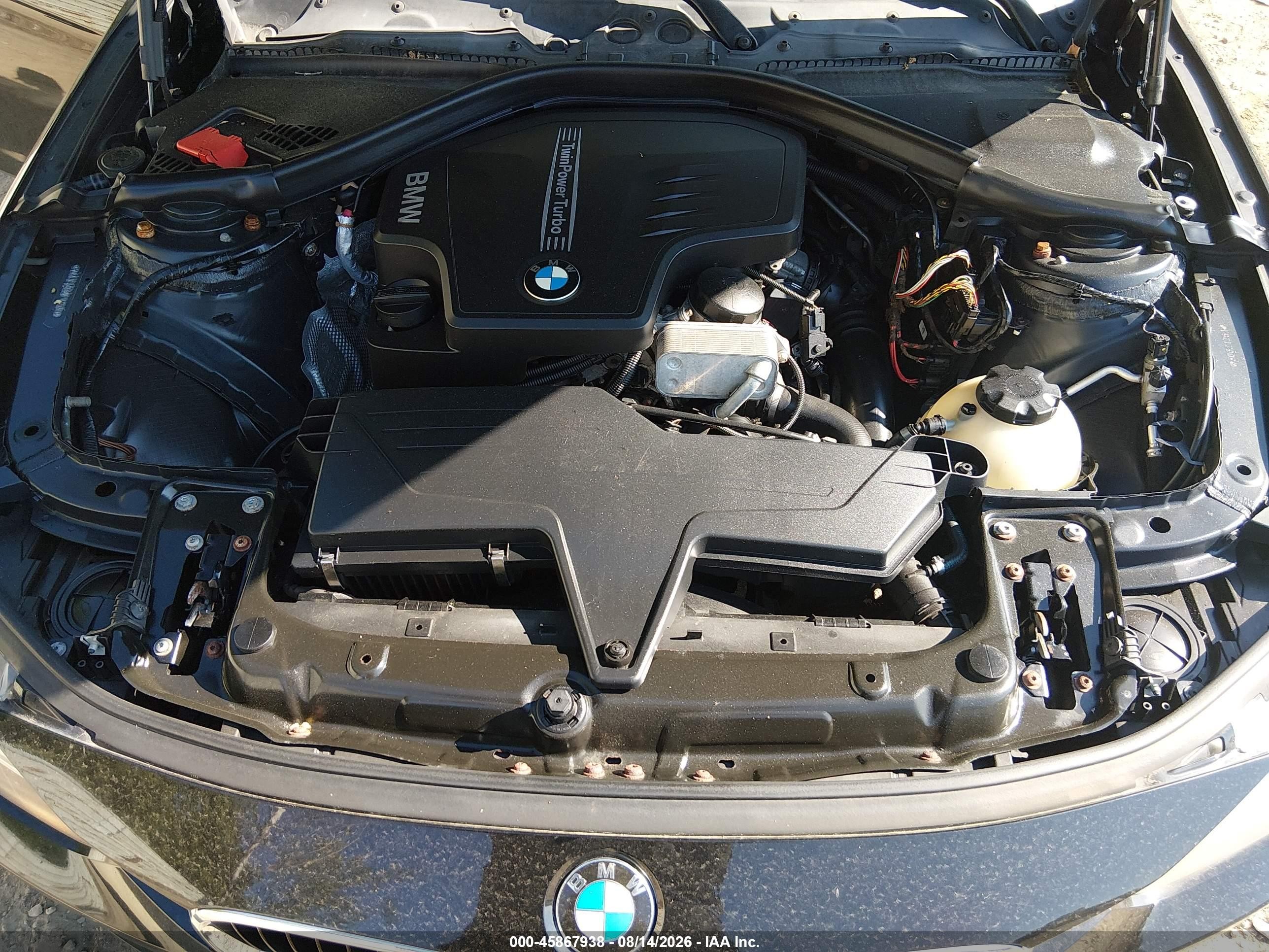 2013 Bmw 320i Xdrive Black vin: WBA3C3C59DF146524