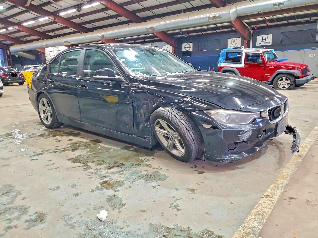 2013 Bmw 320 I Xdrive Black vin: WBA3C3C59DF979708