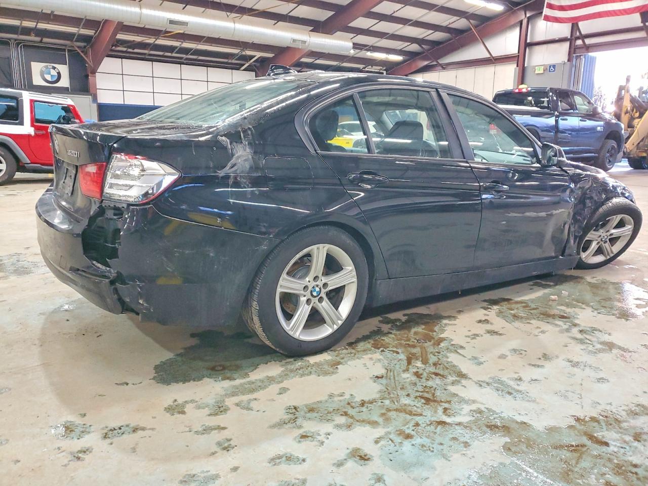 2013 Bmw 320 I Xdrive Black vin: WBA3C3C59DF979708