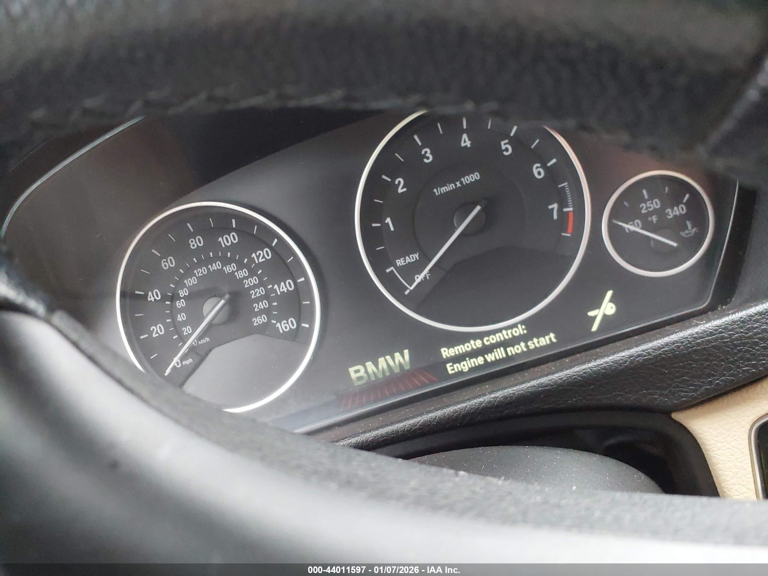 2013 Bmw 320i Xdrive White vin: WBA3C3C5XDF981631