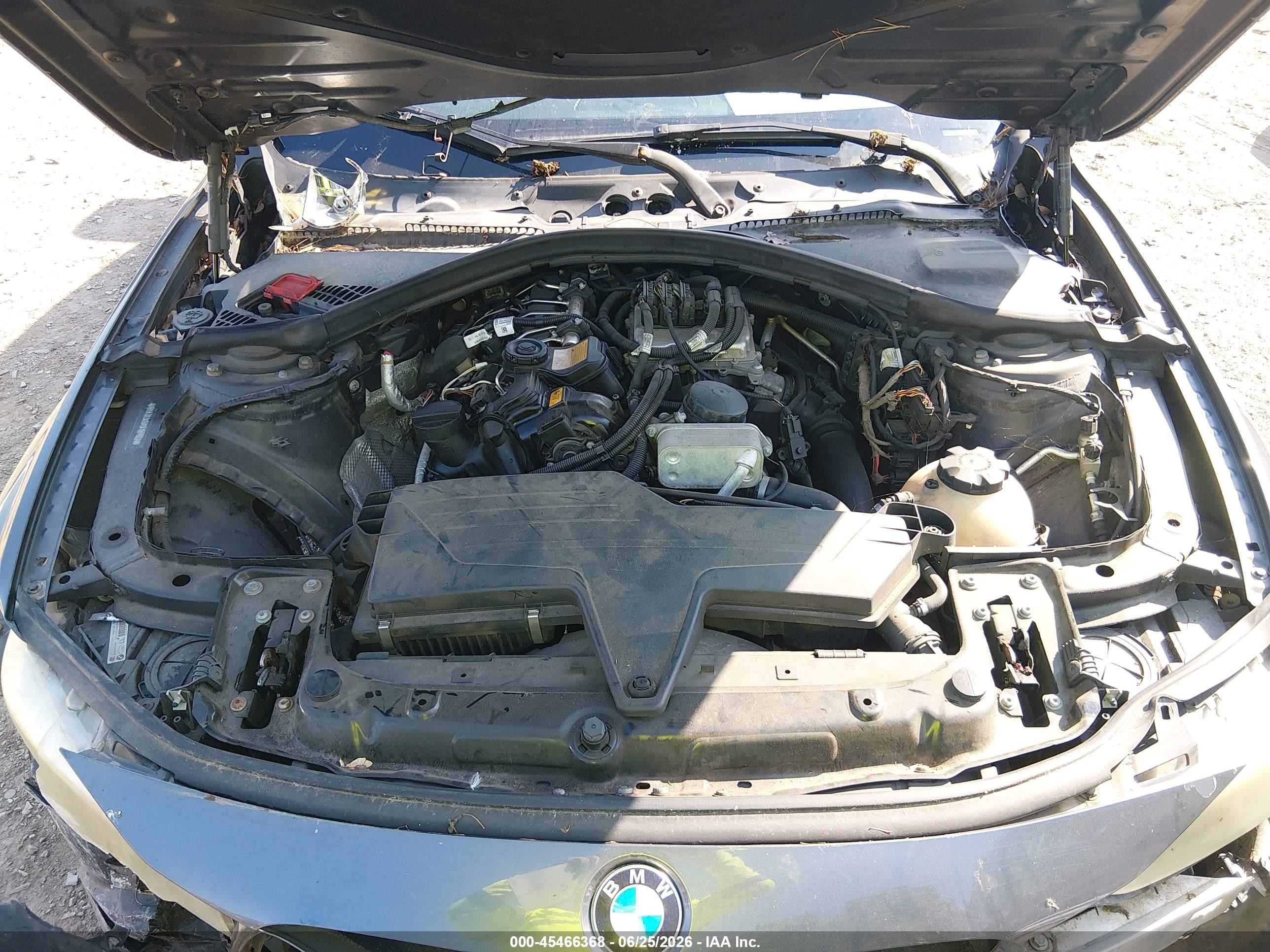 2013 Bmw 320i Xdrive Silver vin: WBA3C3C5XDF981662