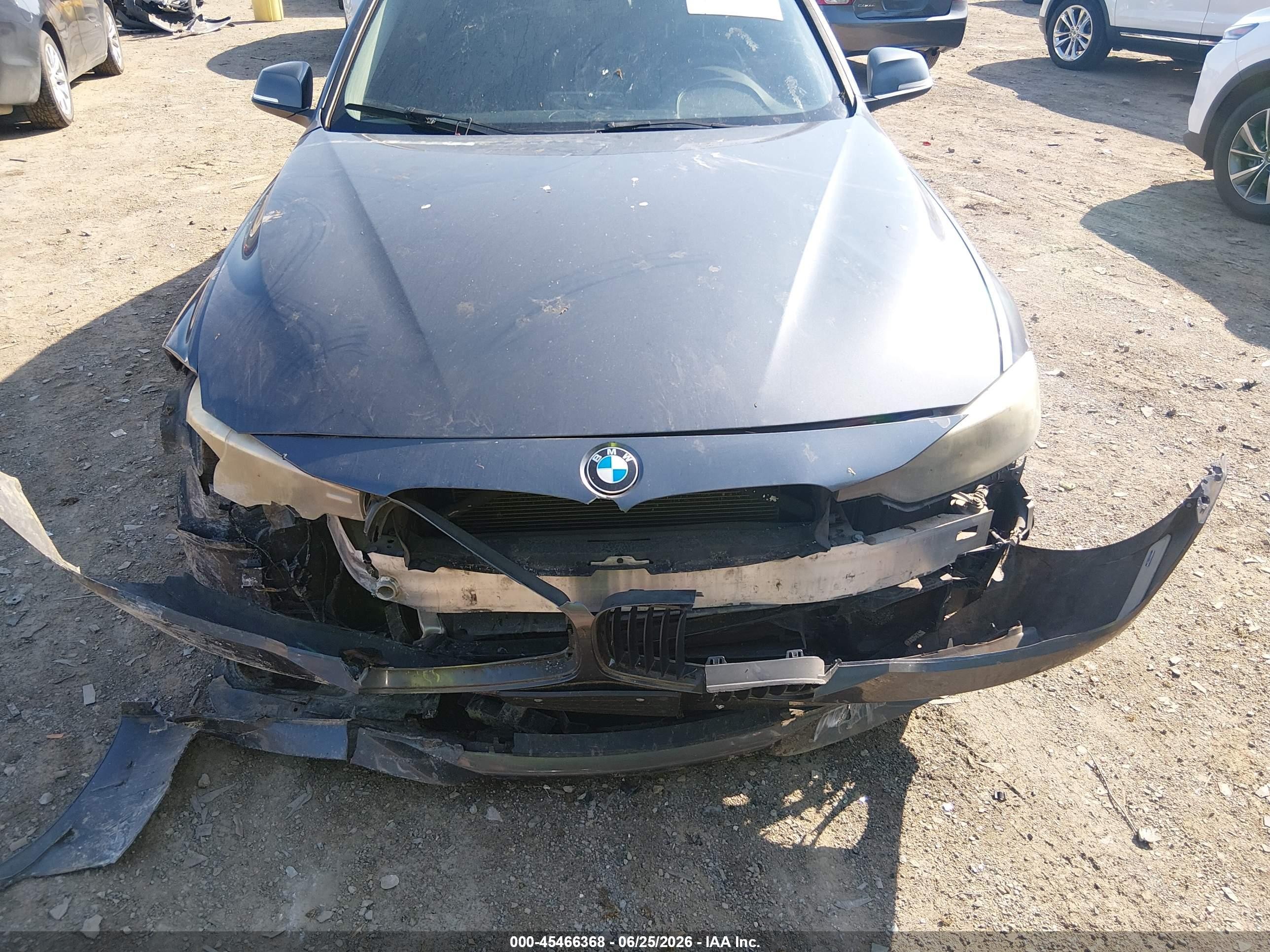 2013 Bmw 320i Xdrive Silver vin: WBA3C3C5XDF981662