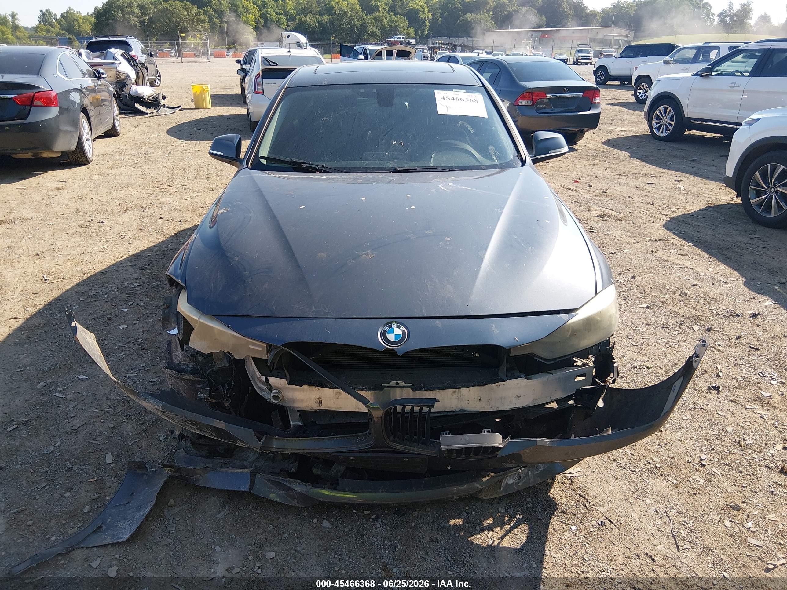 2013 Bmw 320i Xdrive Silver vin: WBA3C3C5XDF981662