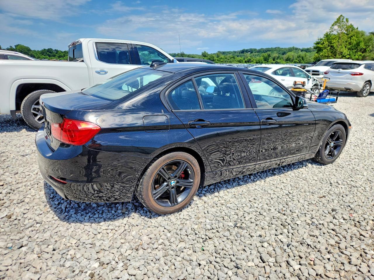 2014 Bmw 320 I Xdrive Black vin: WBA3C3C5XEP661348