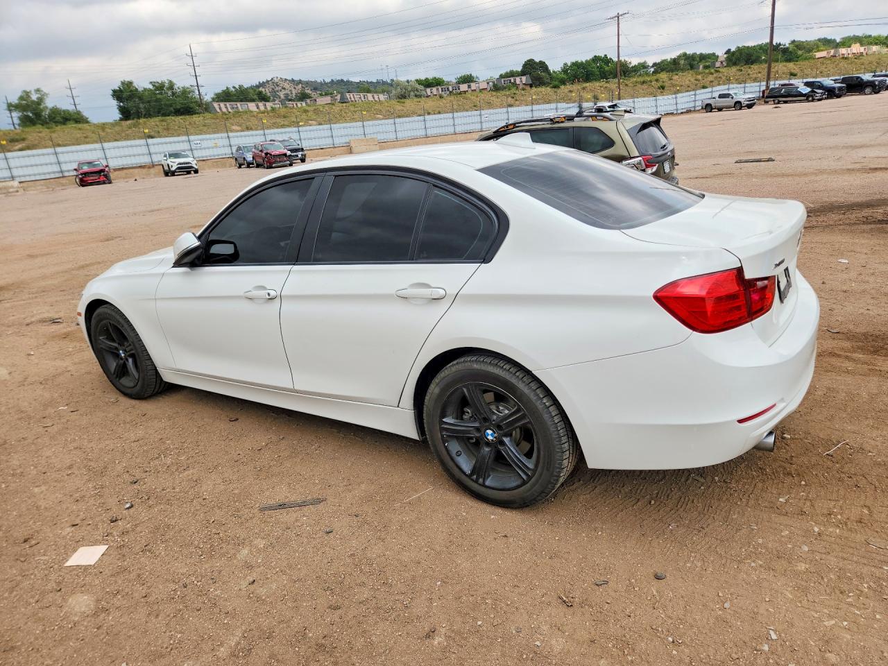 2014 Bmw 320 I Xdrive White vin: WBA3C3C5XEP661981