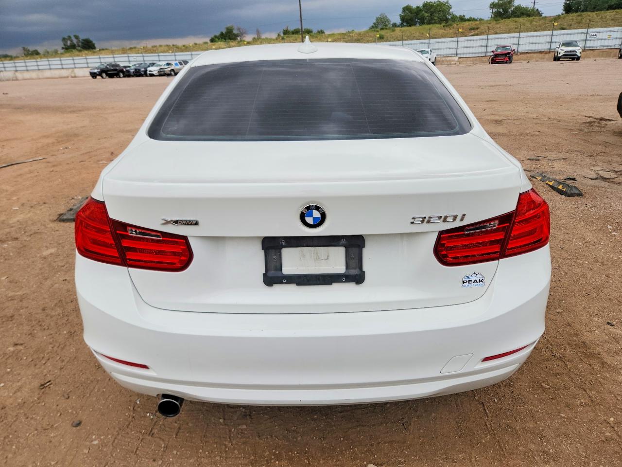 2014 Bmw 320 I Xdrive White vin: WBA3C3C5XEP661981