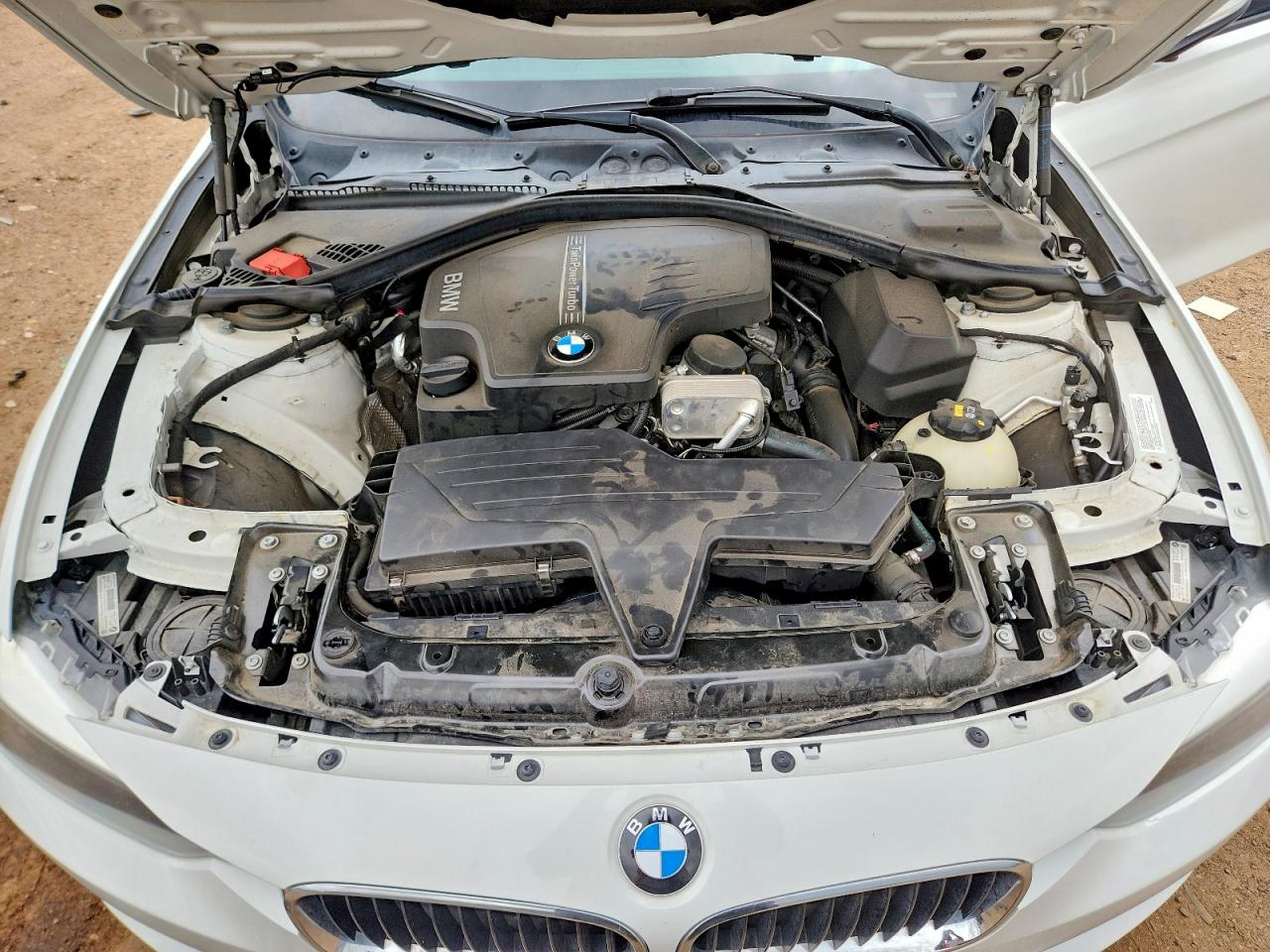 2014 Bmw 320 I Xdrive White vin: WBA3C3C5XEP661981