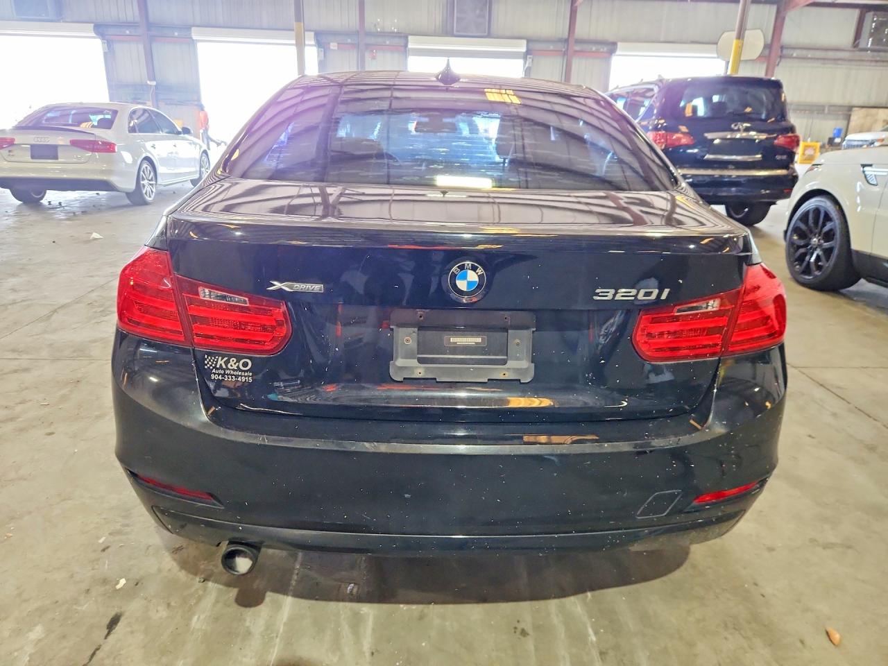 2014 Bmw 320 I Xdrive Black vin: WBA3C3C5XEP662581