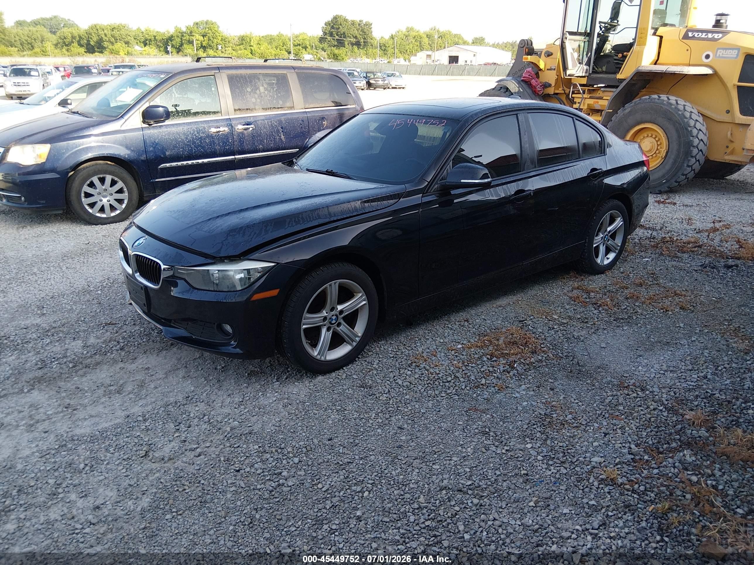 2015 Bmw 320i Xdrive Черный vin: WBA3C3C5XFK202206