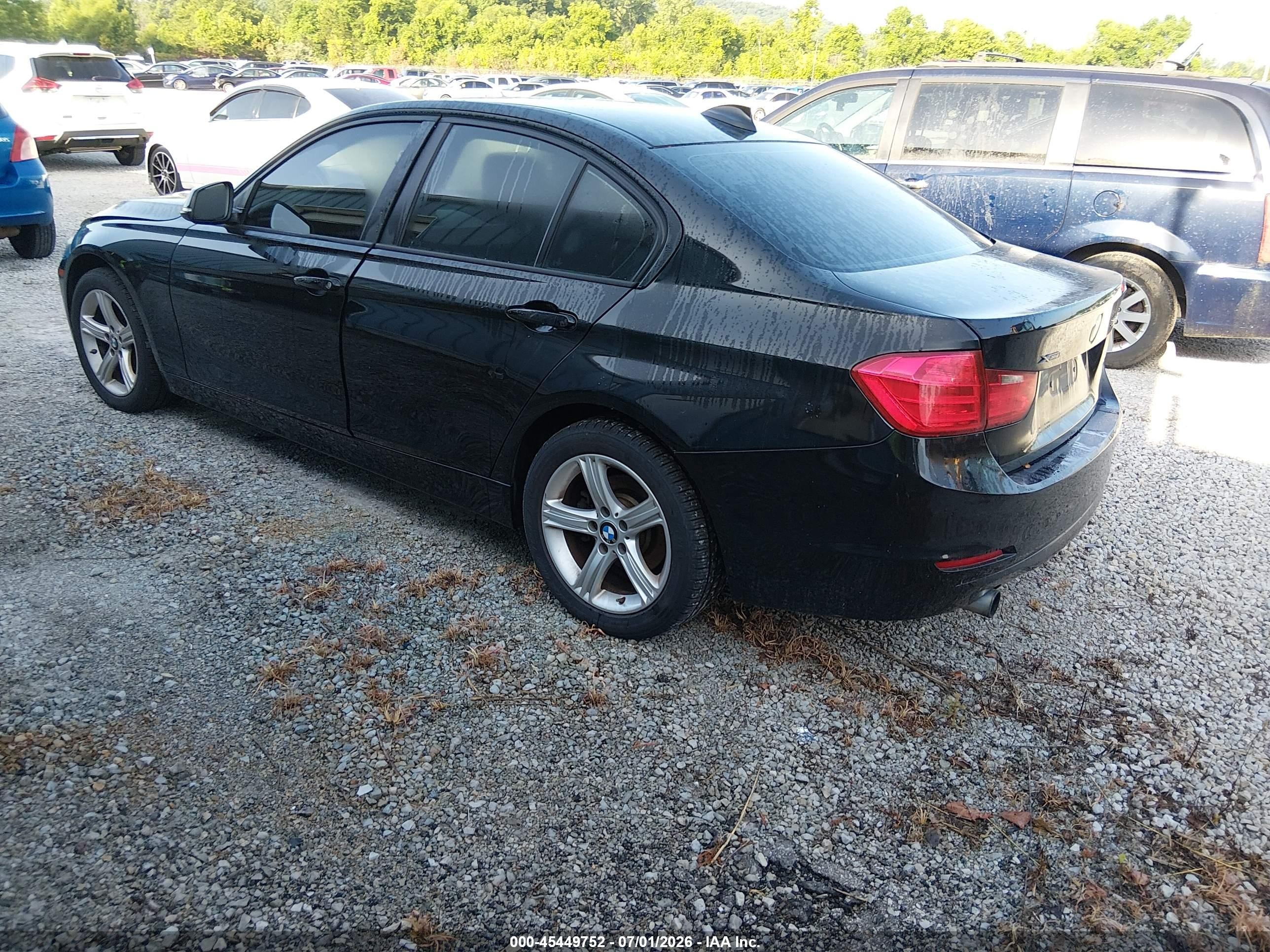 2015 Bmw 320i Xdrive Черный vin: WBA3C3C5XFK202206