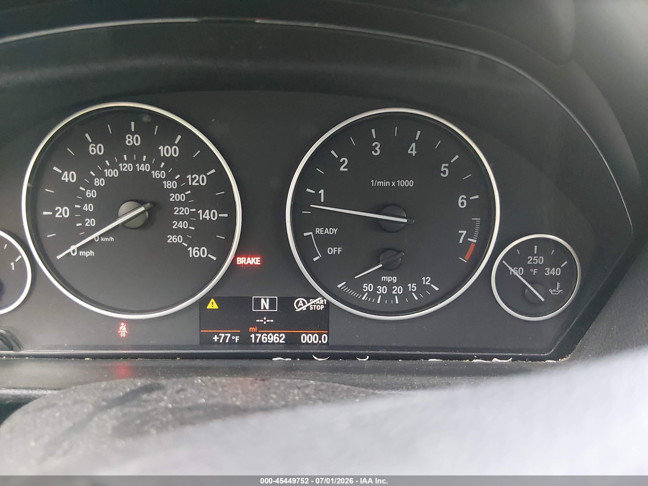 2015 Bmw 320i Xdrive Черный vin: WBA3C3C5XFK202206