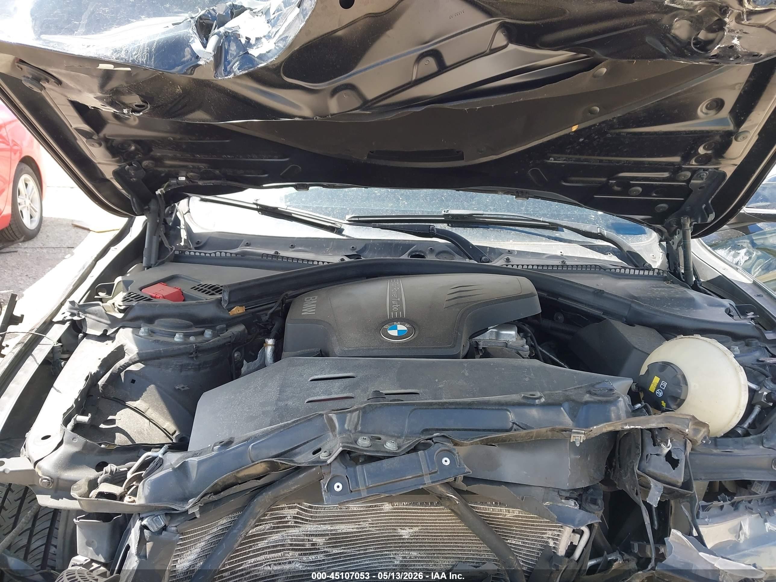 2015 Bmw 320i Xdrive Black vin: WBA3C3C5XFK203081