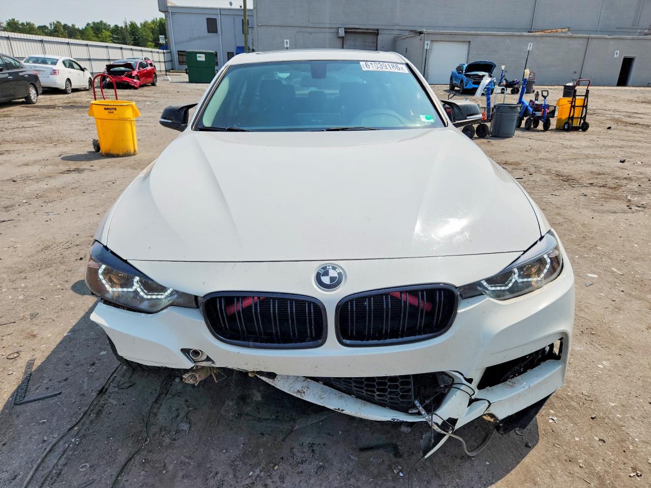 2014 Bmw 320 I Xdrive White vin: WBA3C3G50ENS69212