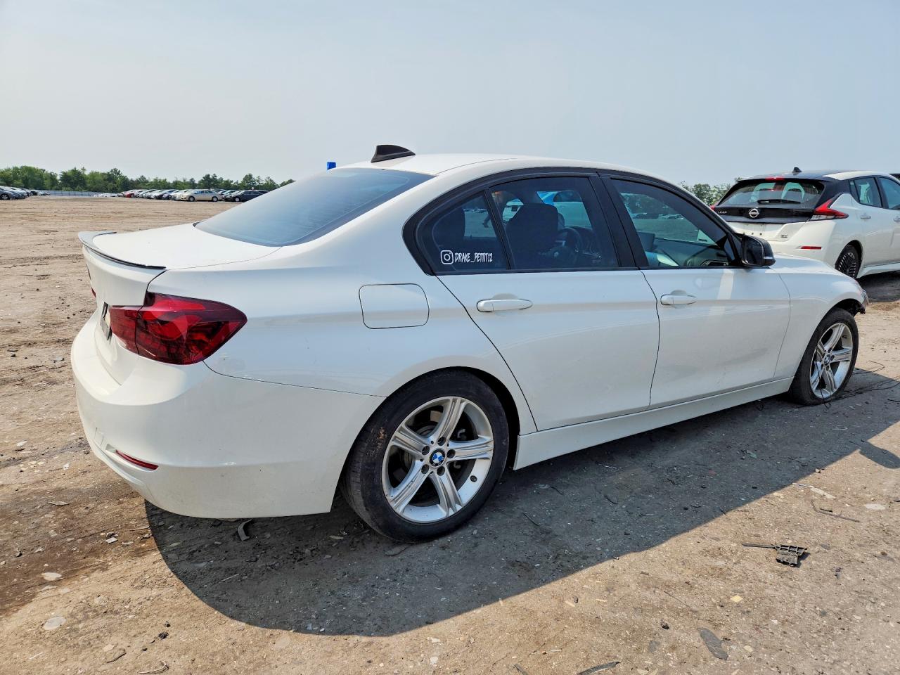 2014 Bmw 320 I Xdrive White vin: WBA3C3G50ENS69212