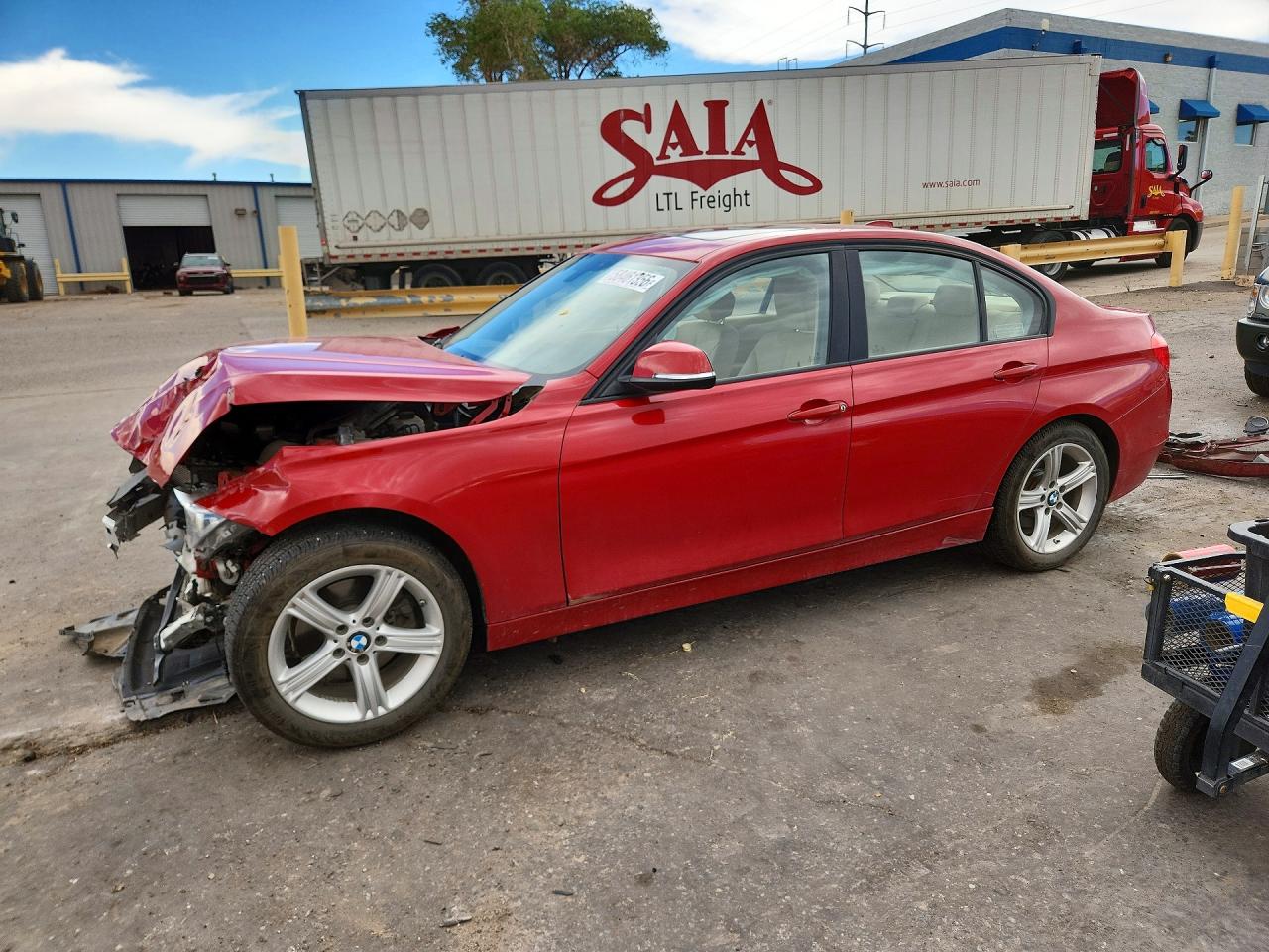 2014 Bmw 320 I Xdrive Red vin: WBA3C3G50ENS71235