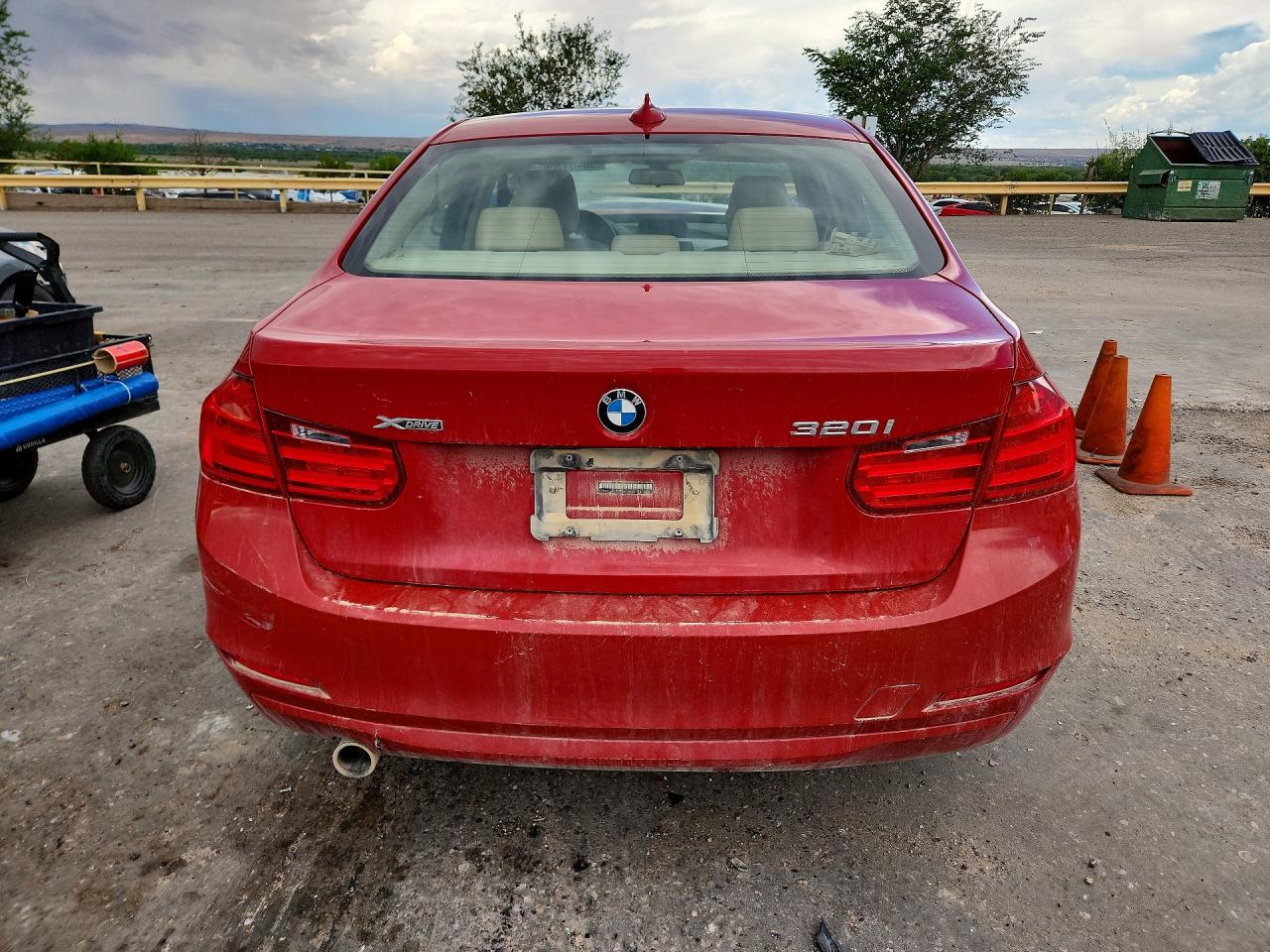 2014 Bmw 320 I Xdrive Red vin: WBA3C3G50ENS71235