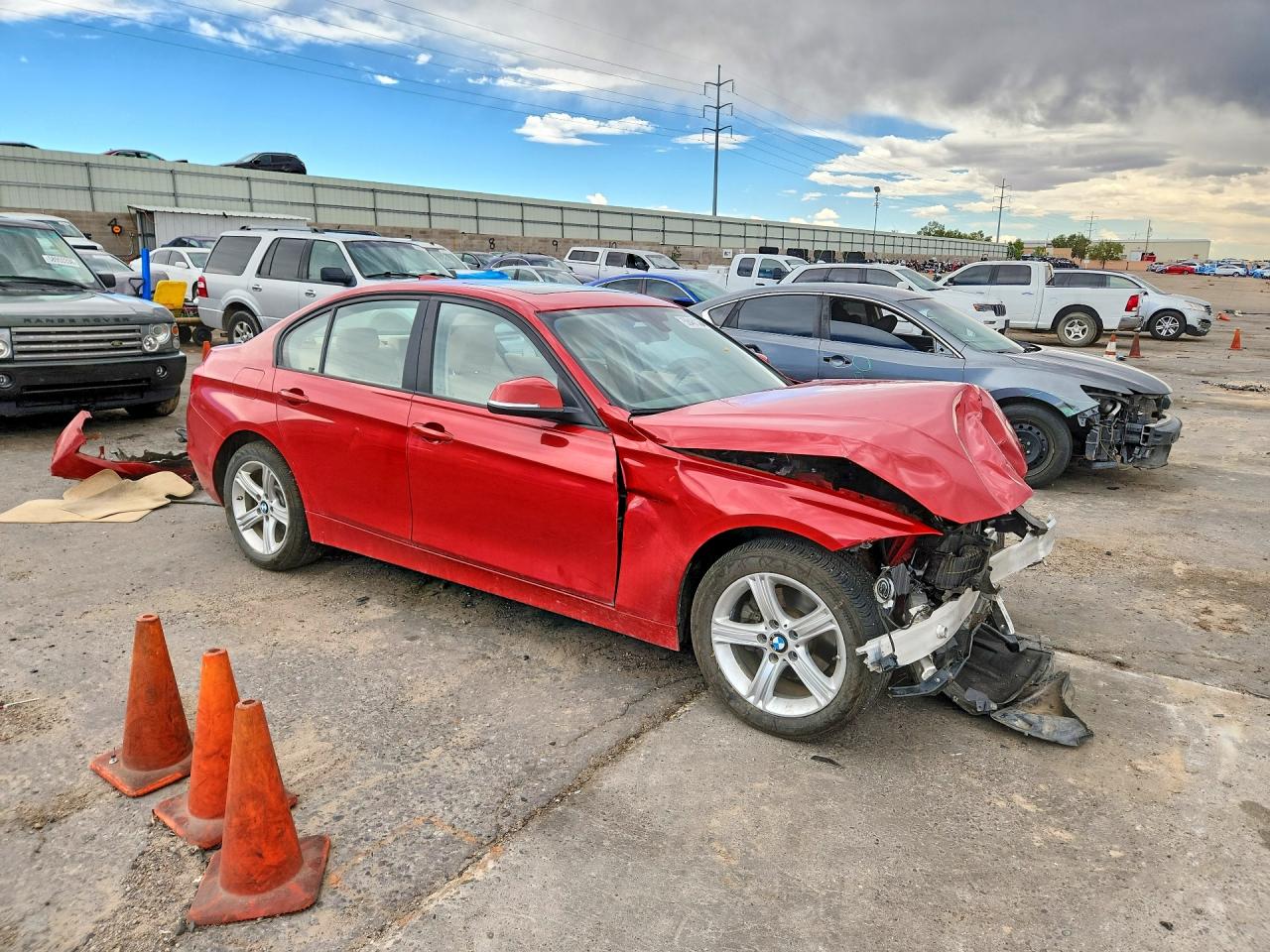 2014 Bmw 320 I Xdrive Red vin: WBA3C3G50ENS71235