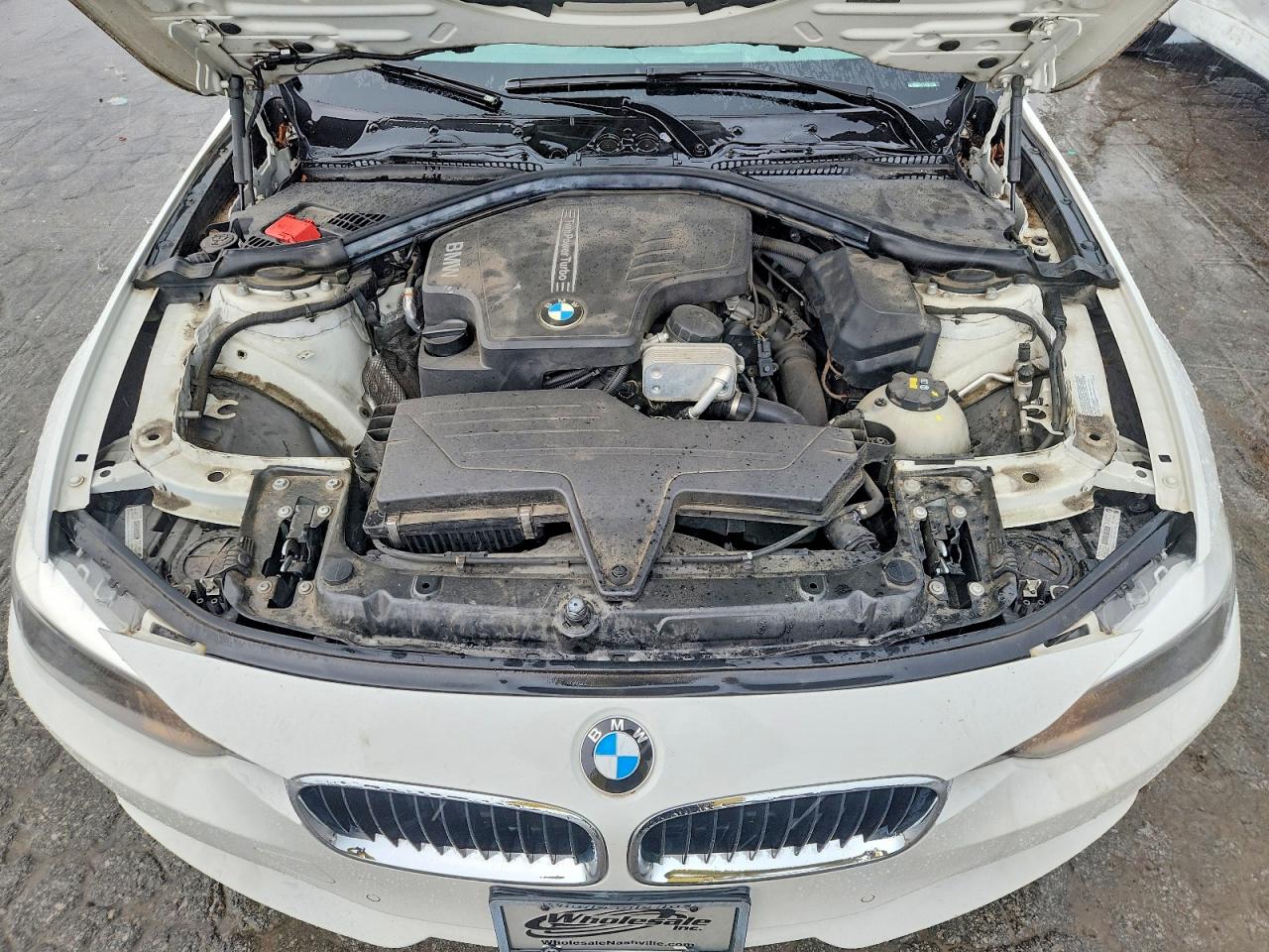 2015 Bmw 320 I Xdrive White vin: WBA3C3G50FNS75285