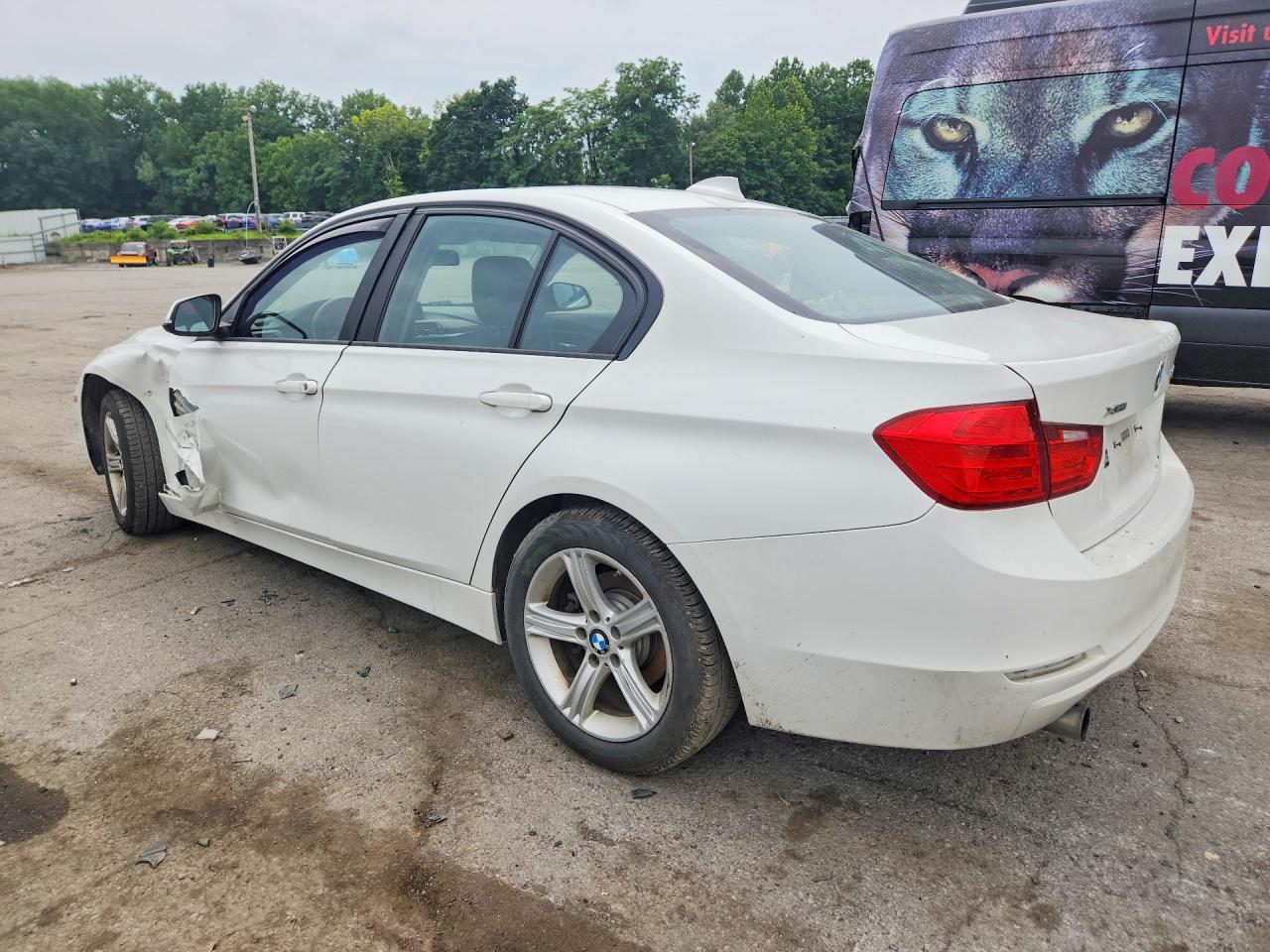 2015 Bmw 320 I Xdrive White vin: WBA3C3G50FNS75688