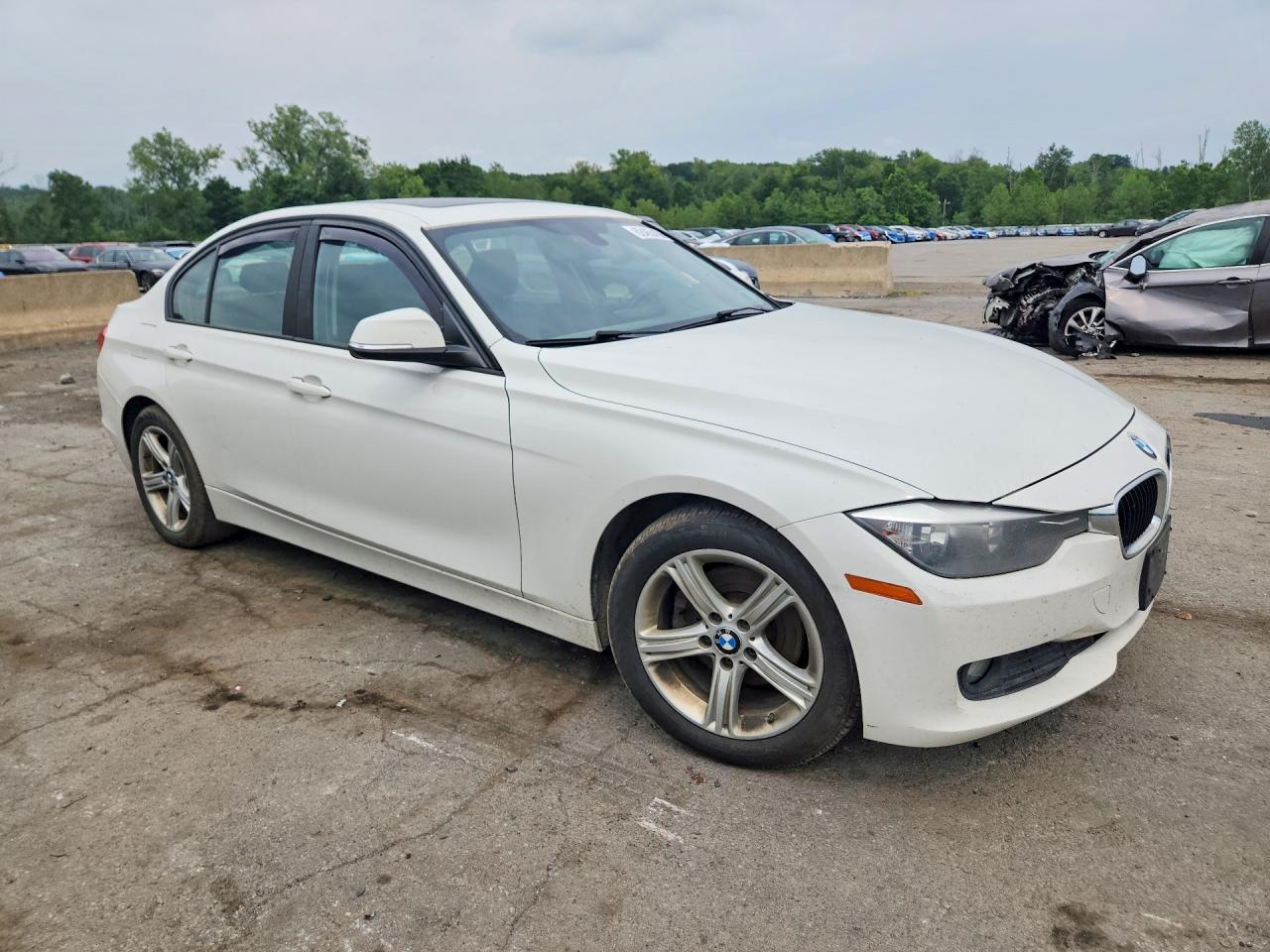 2015 Bmw 320 I Xdrive White vin: WBA3C3G50FNS75688