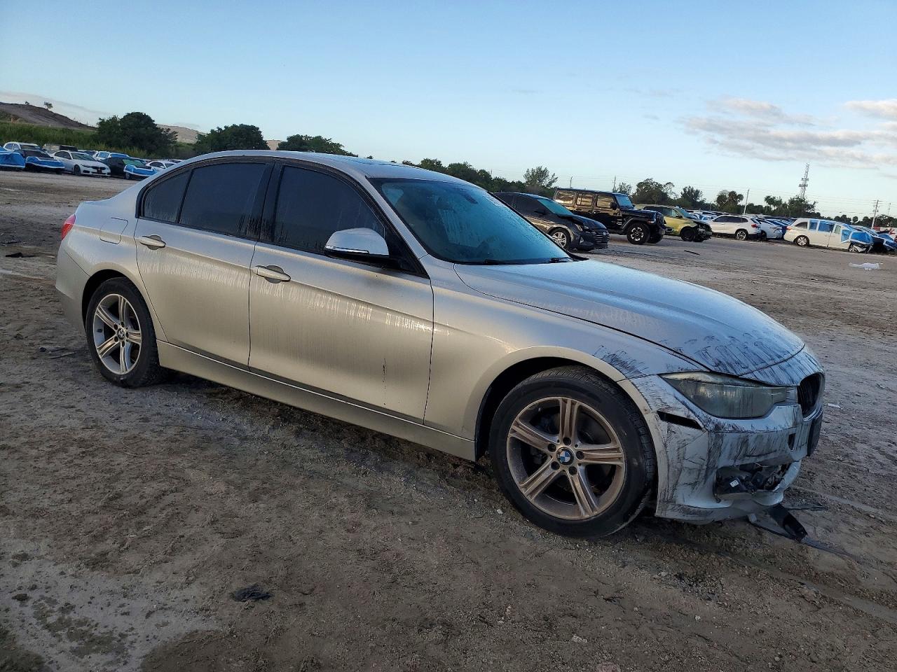2015 Bmw 320 I Xdrive Silver vin: WBA3C3G50FNT51118