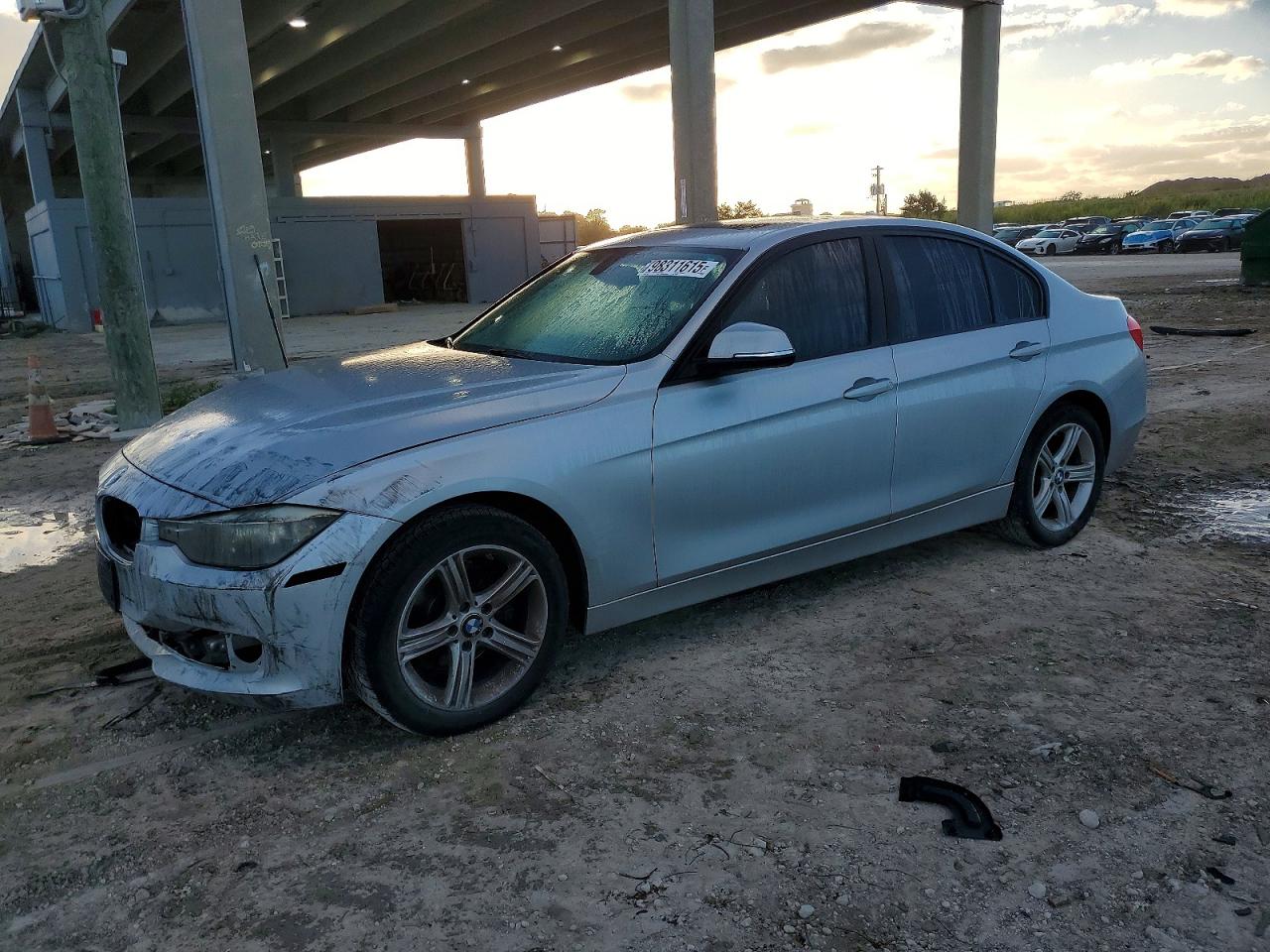 2015 Bmw 320 I Xdrive Silver vin: WBA3C3G50FNT51118