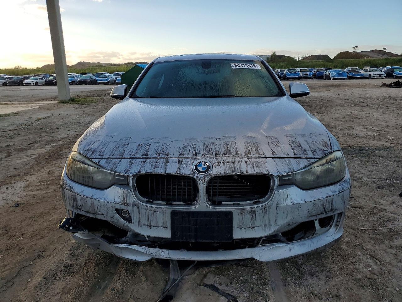 2015 Bmw 320 I Xdrive Silver vin: WBA3C3G50FNT51118